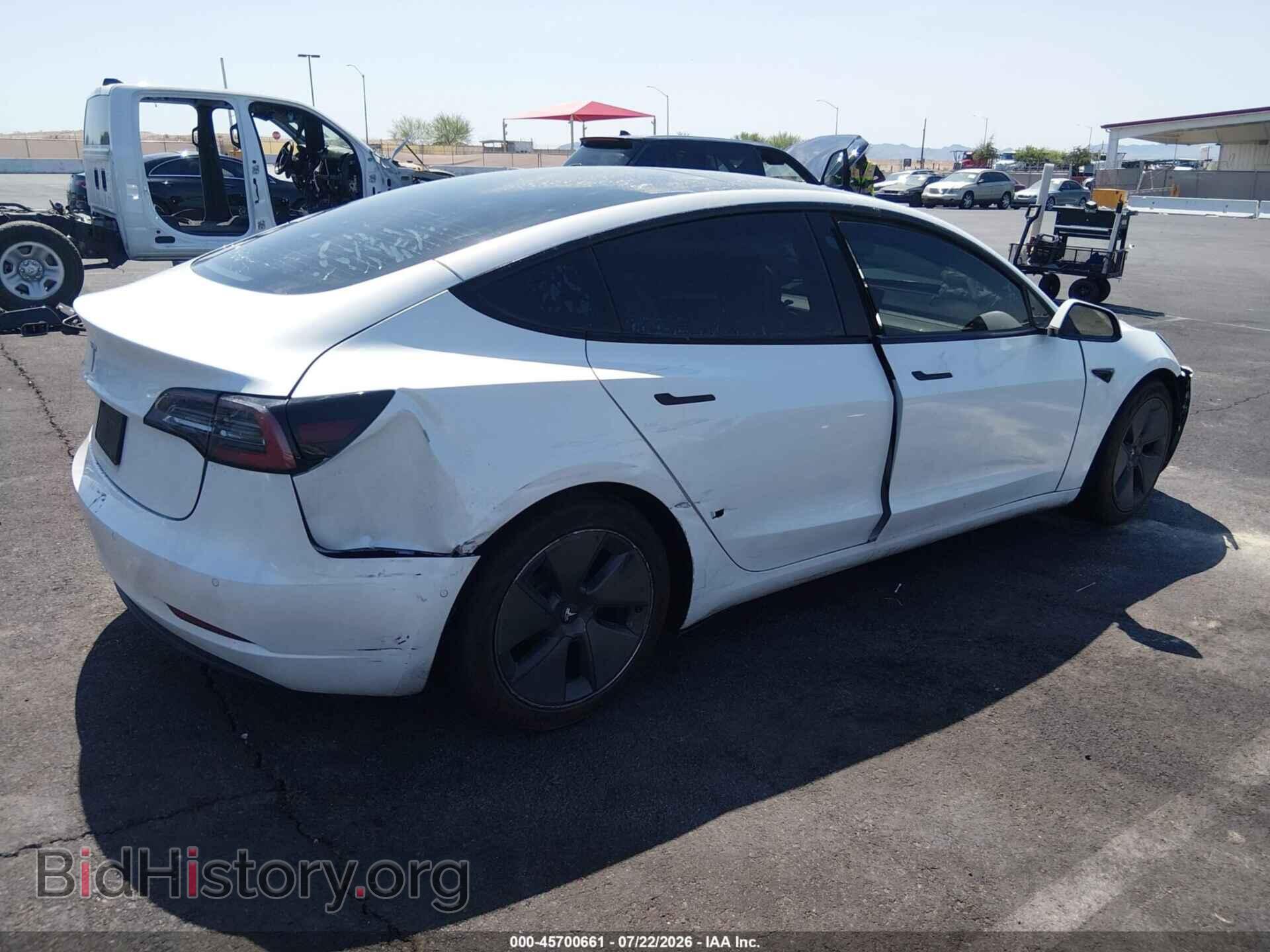 2022 TESLA MODEL 3 - VIN: 5YJ3E1EA7NF238264 - Photo 4
