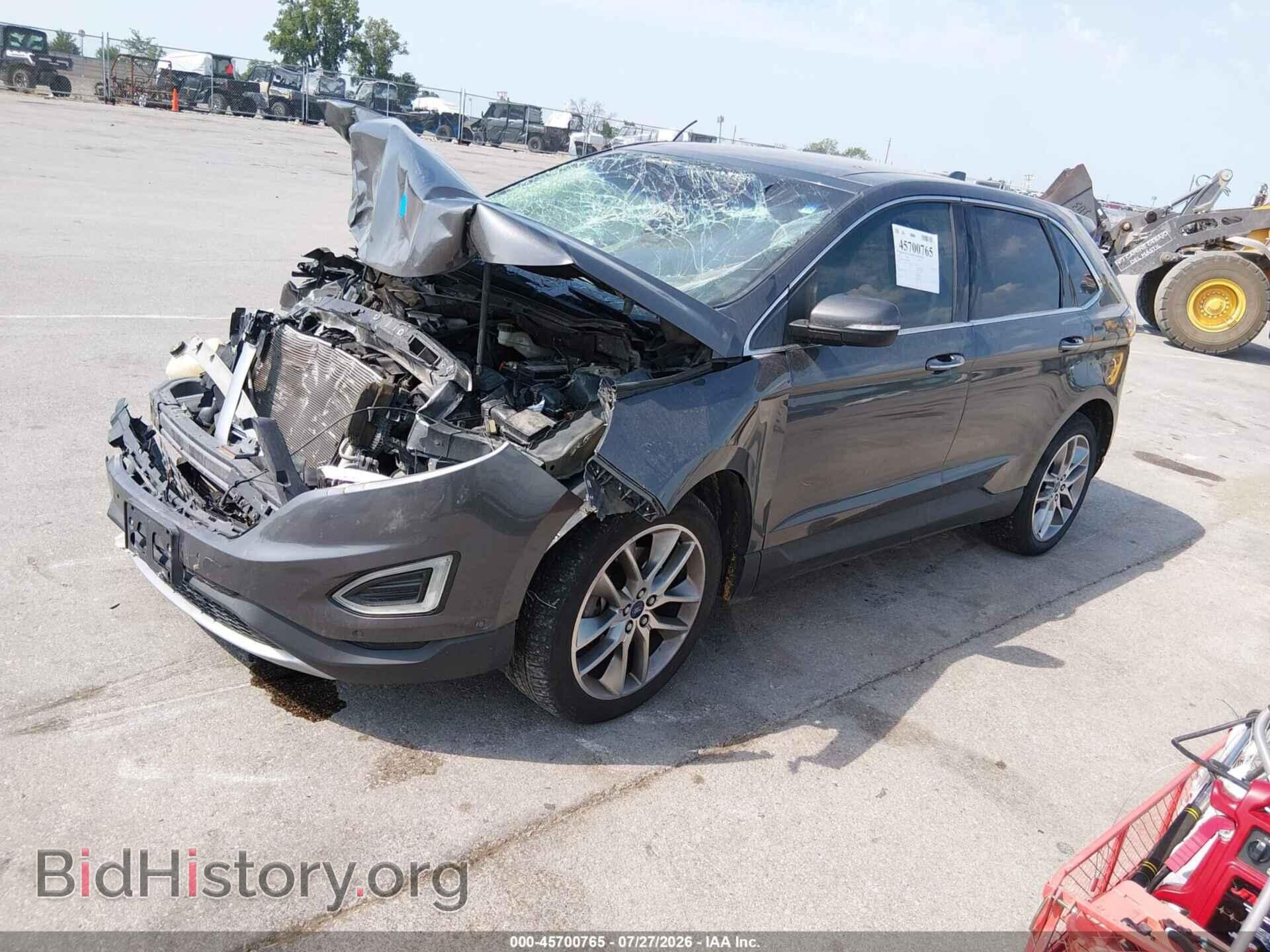 2015 FORD EDGE - VIN: 2FMPK4K99FBB82747 - Фото 2