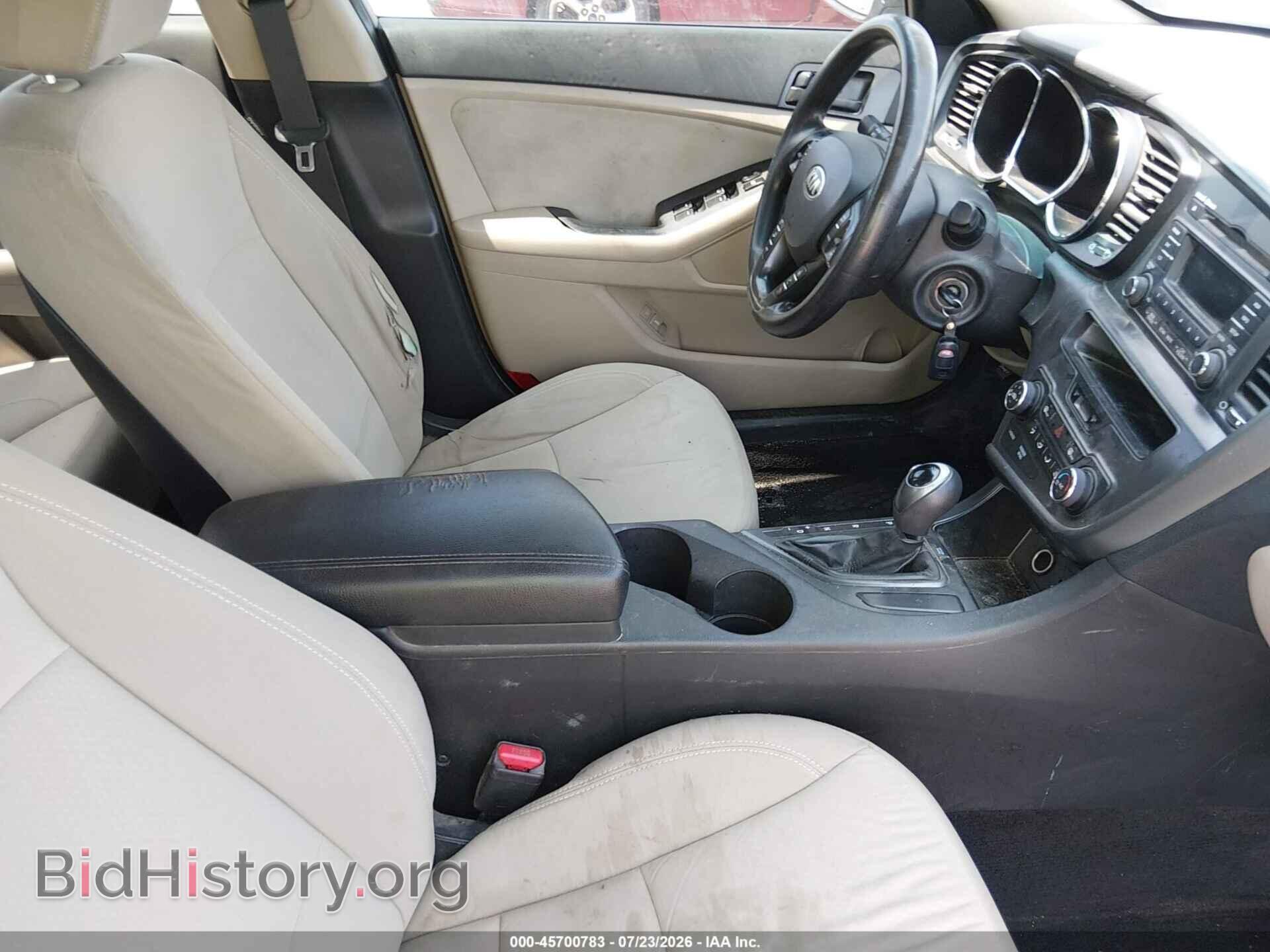 2013 KIA OPTIMA - VIN: KNAGM4A77D5355114 - Фото 5
