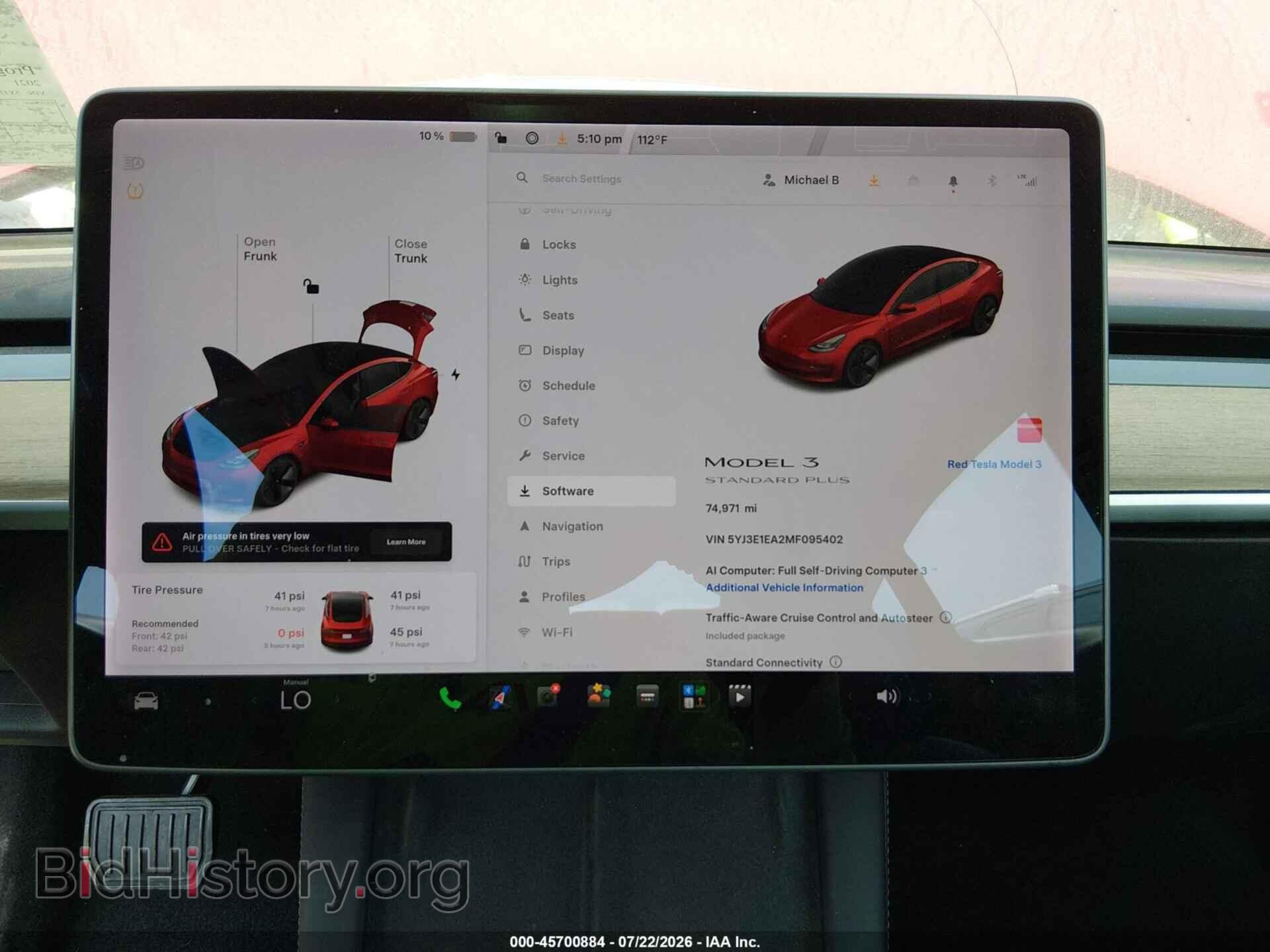2021 TESLA MODEL 3 - VIN: 5YJ3E1EA2MF095402 - Photo 7