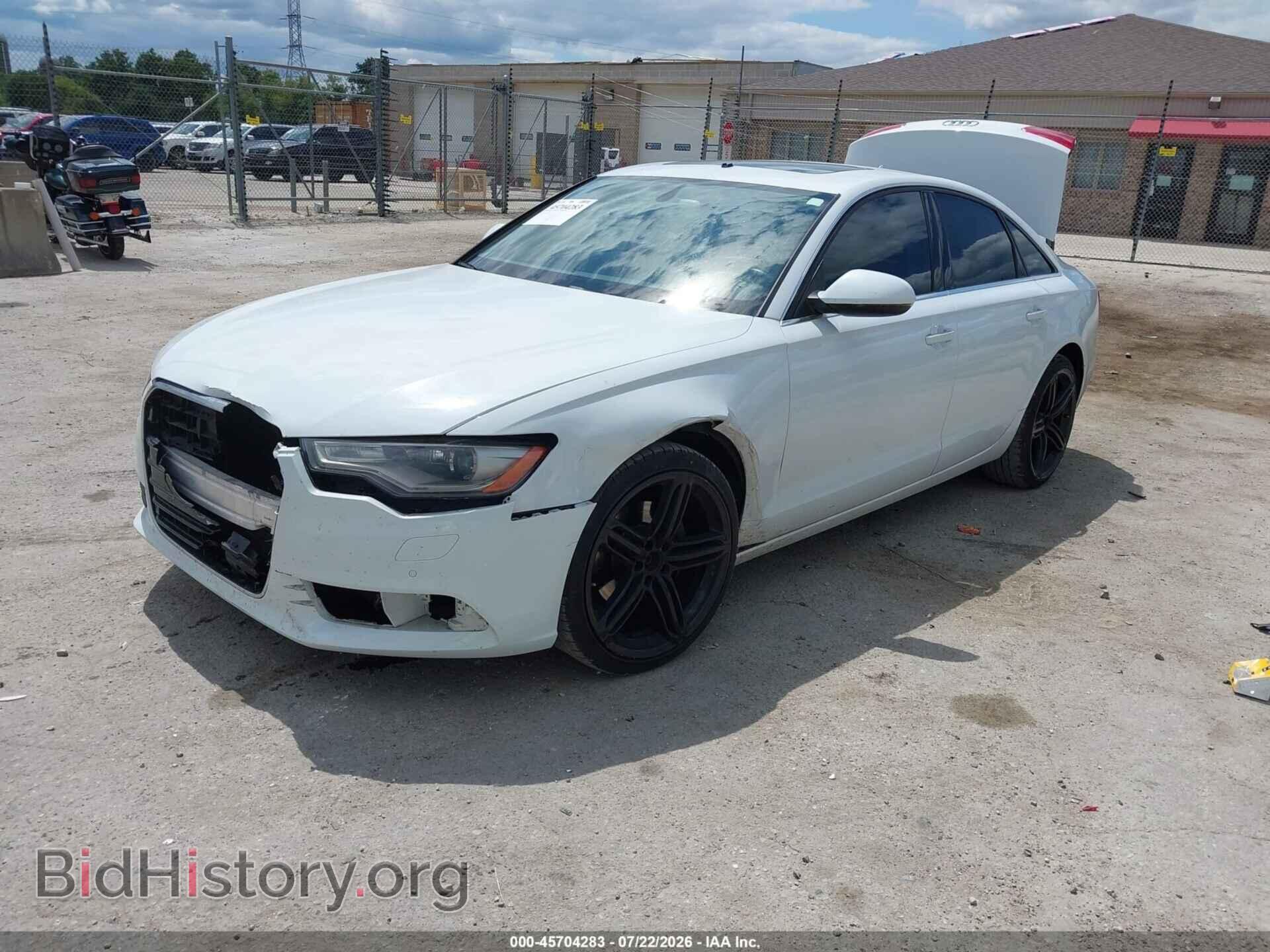 2013 AUDI A6 - VIN: WAUGFAFC1DN061772 - Фото 2
