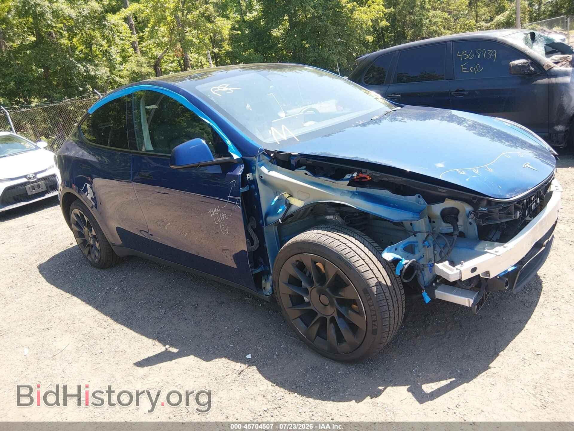 Фотография 7SAYGDEE9NF481792 - TESLA MODEL Y 2022