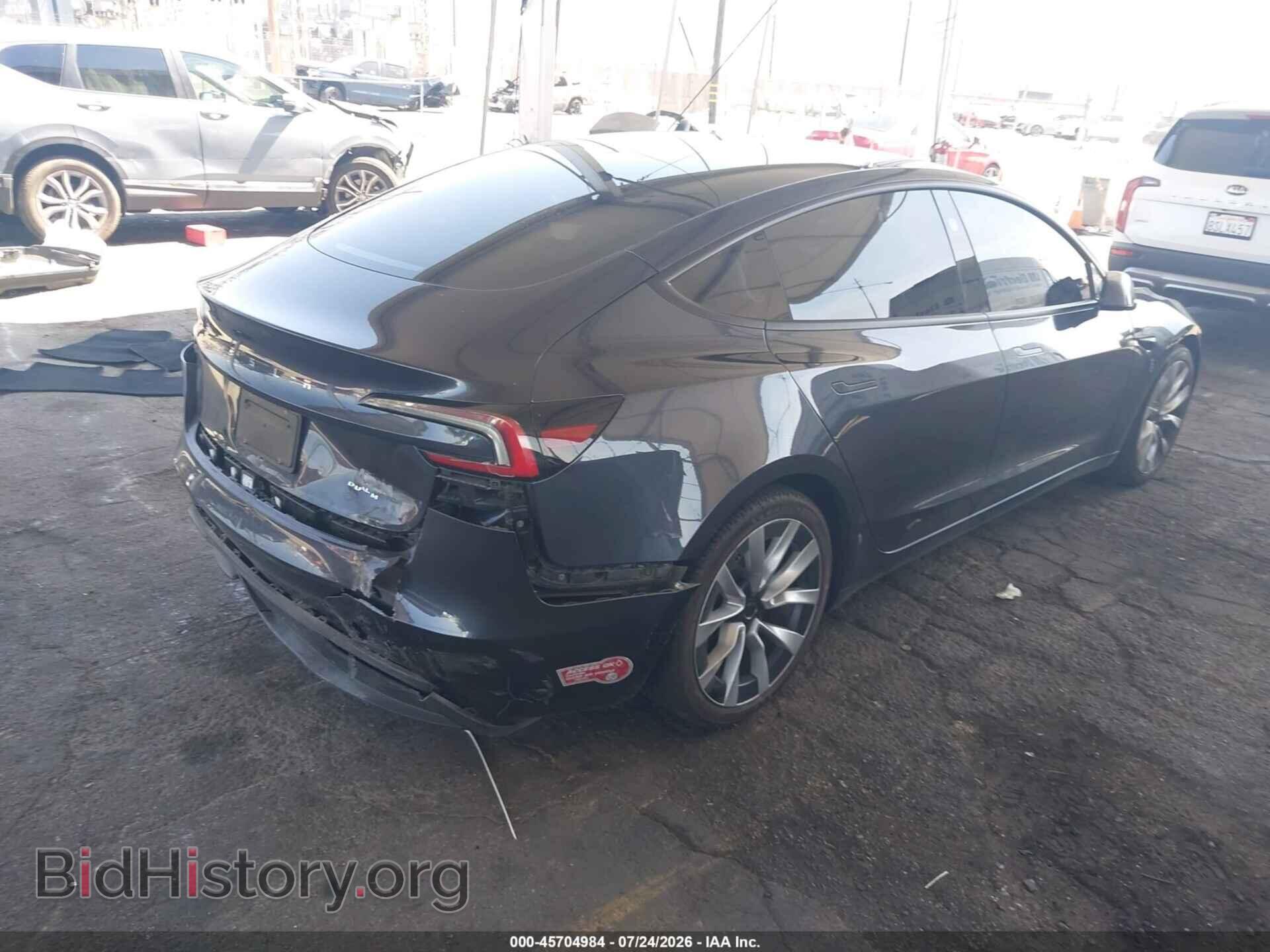 2024 TESLA MODEL 3 - VIN: 5YJ3E1EB9RF753409 - Фото 4