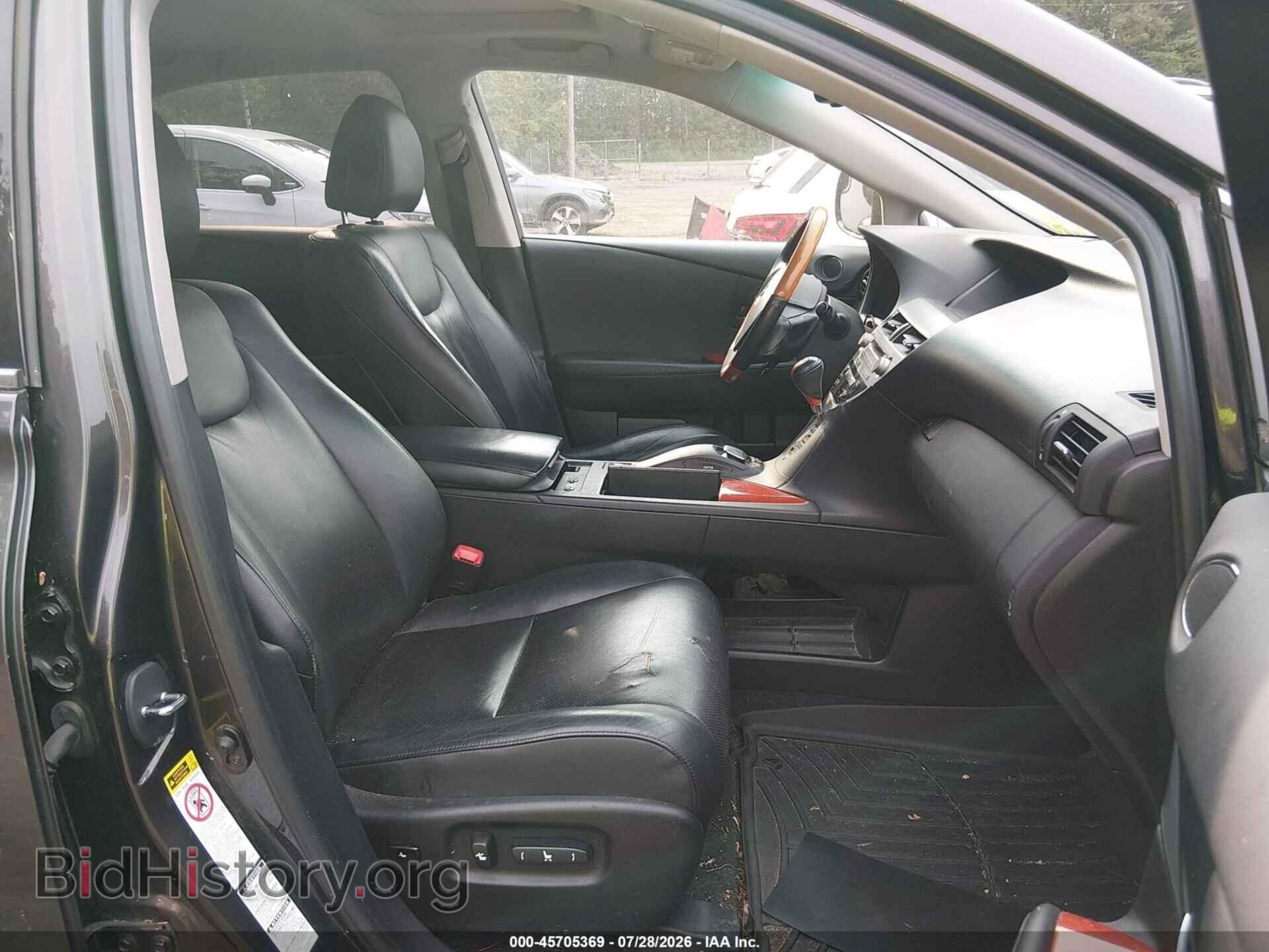 2010 LEXUS RX 350 - VIN: 2T2BK1BA3AC019675 - Фото 5