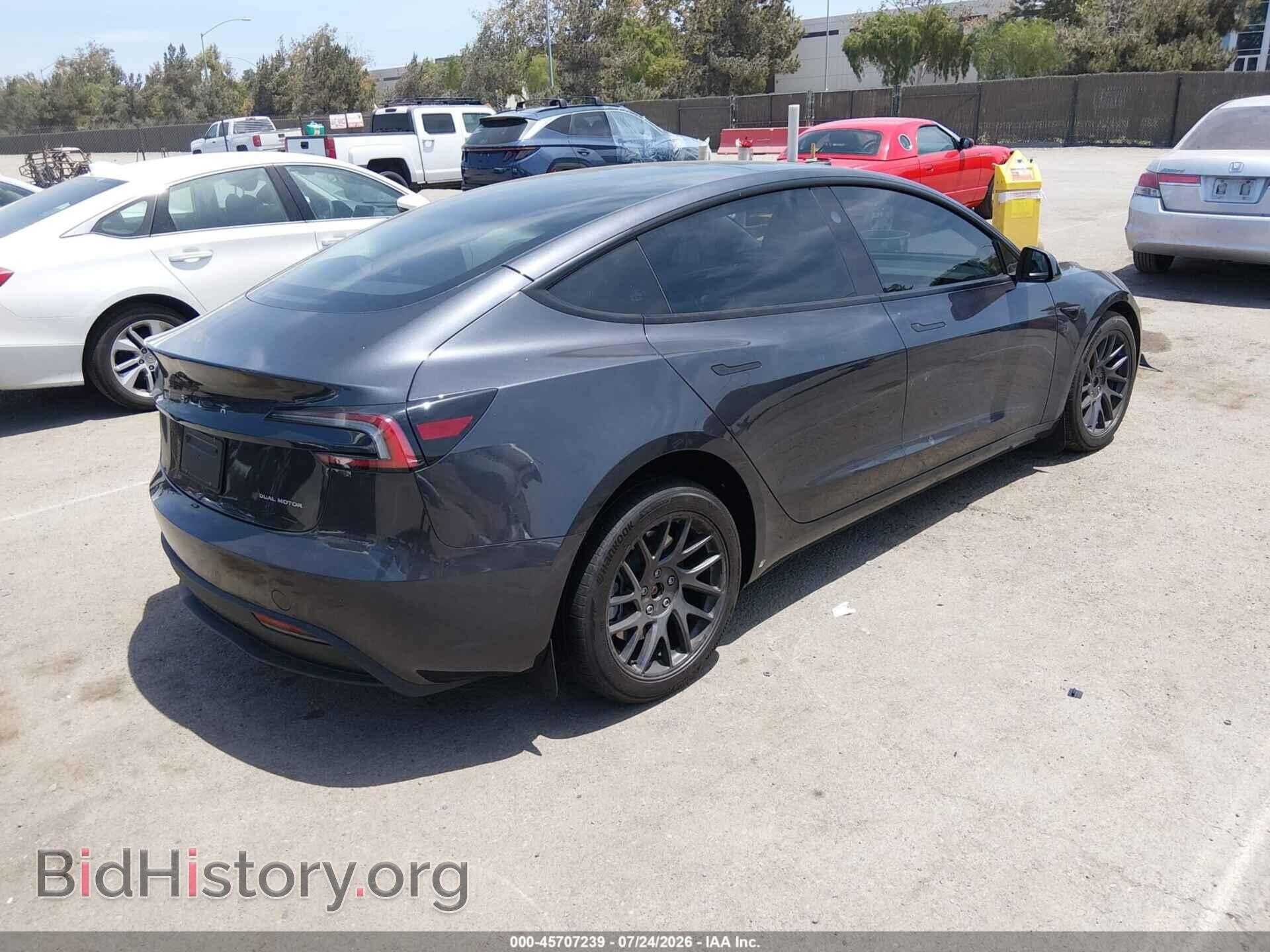 2024 TESLA MODEL 3 - VIN: 5YJ3E1EB3RF829495 - Photo 4