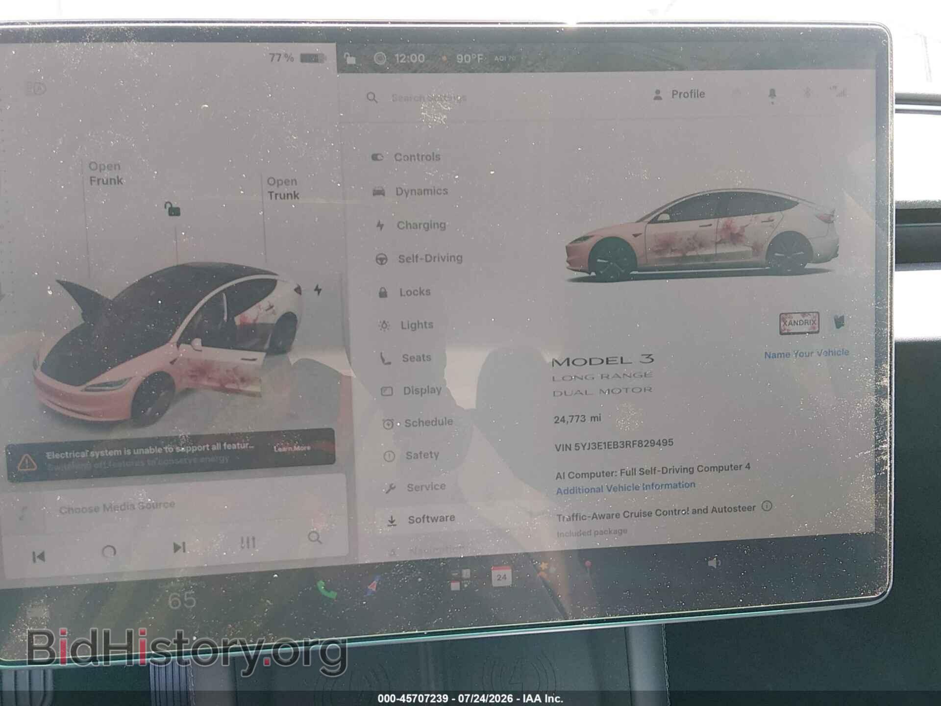 2024 TESLA MODEL 3 - VIN: 5YJ3E1EB3RF829495 - Photo 7