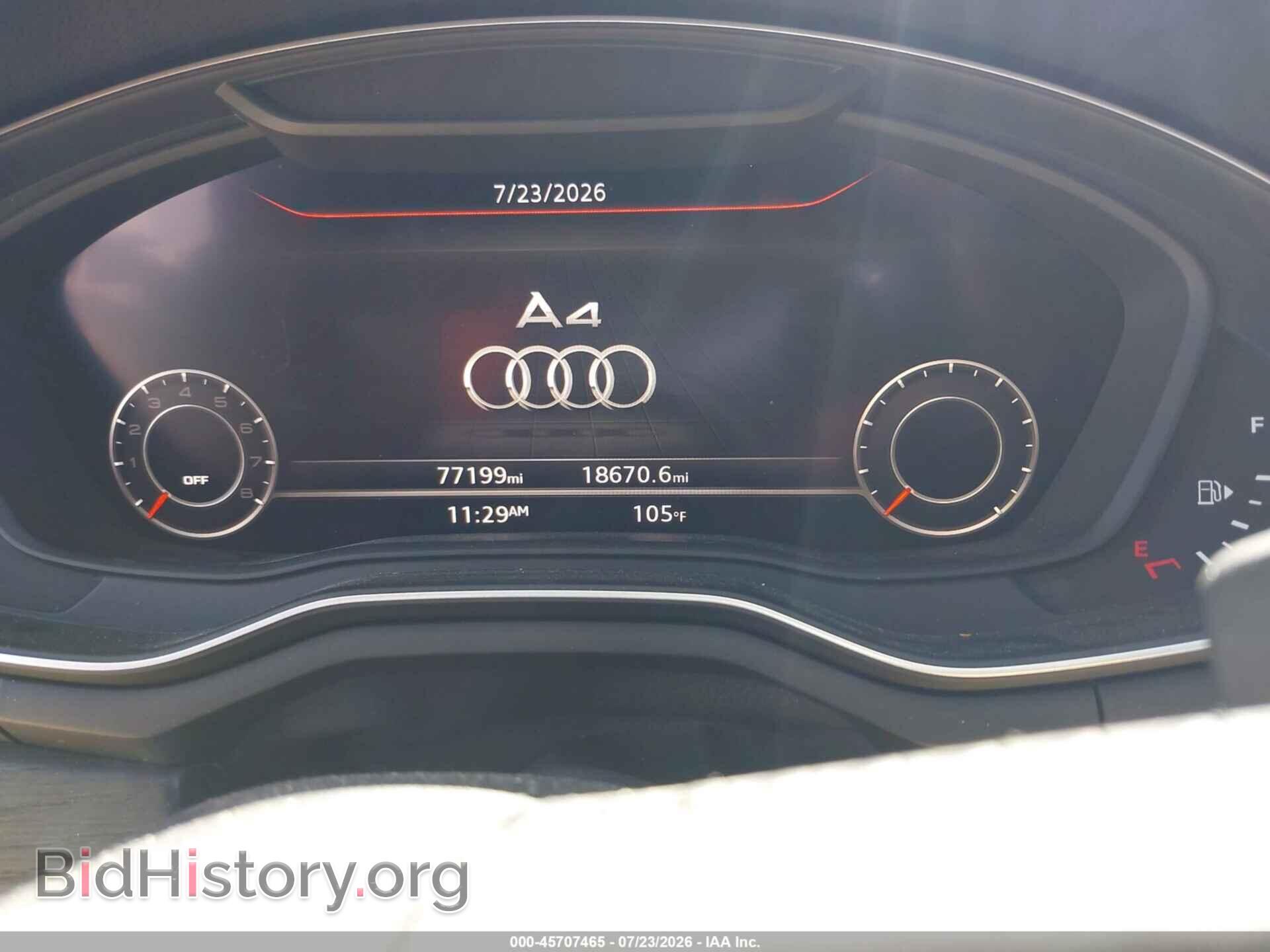 2018 AUDI A4 - VIN: WAULMAF49JA215211 - Фото 7