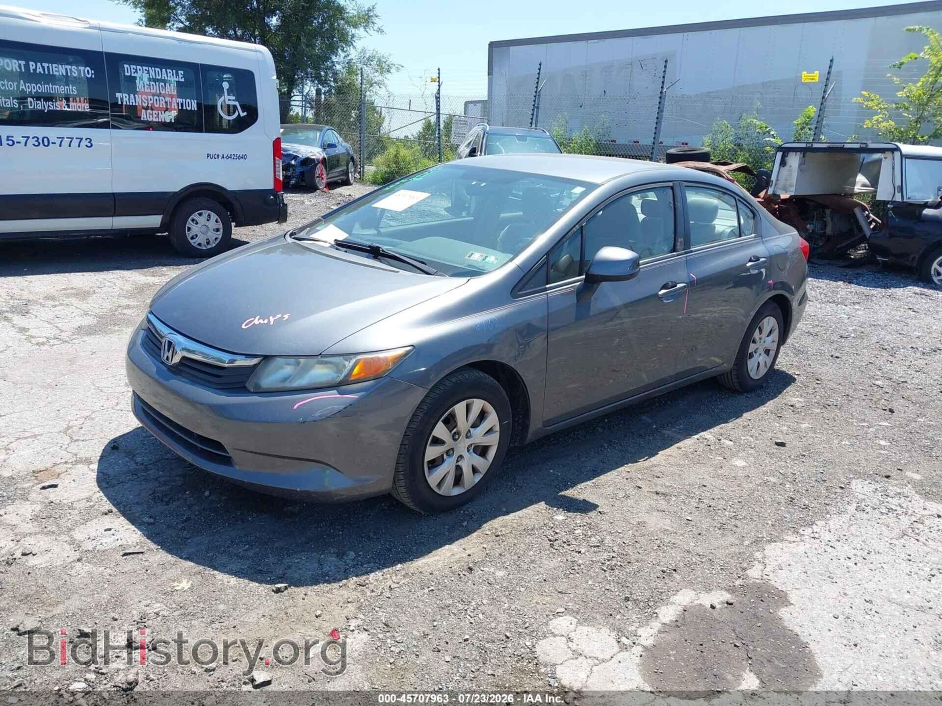 2012 HONDA CIVIC - VIN: 19XFB2F52CE361843 - Фото 2