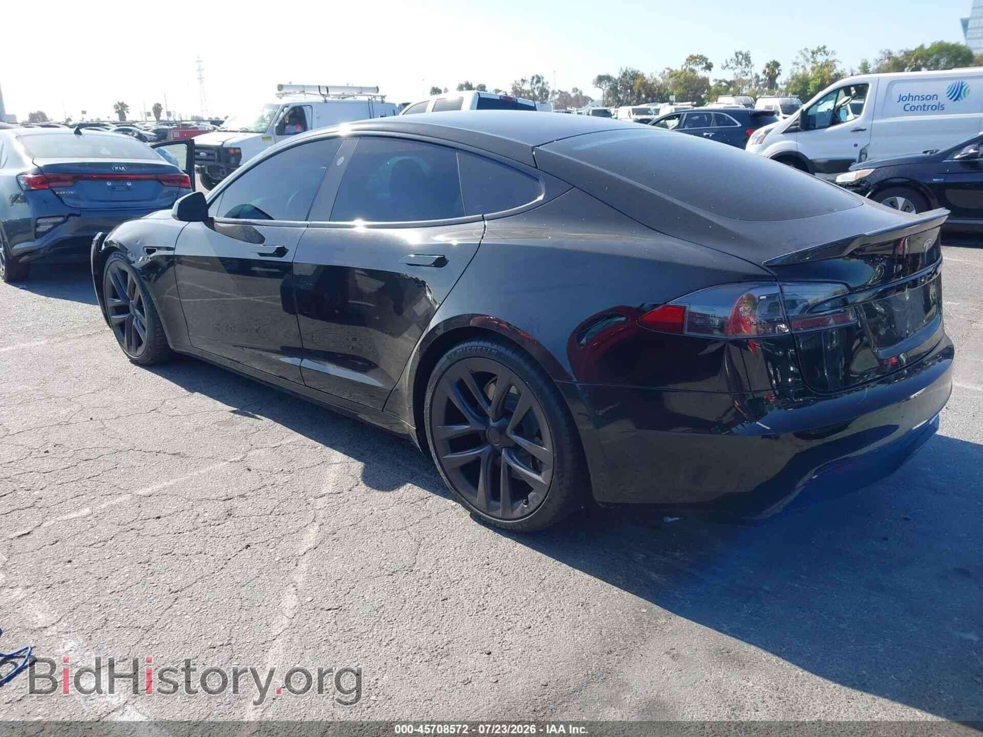 2022 TESLA MODEL S - VIN: 5YJSA1E50NF459618 - Фото 3