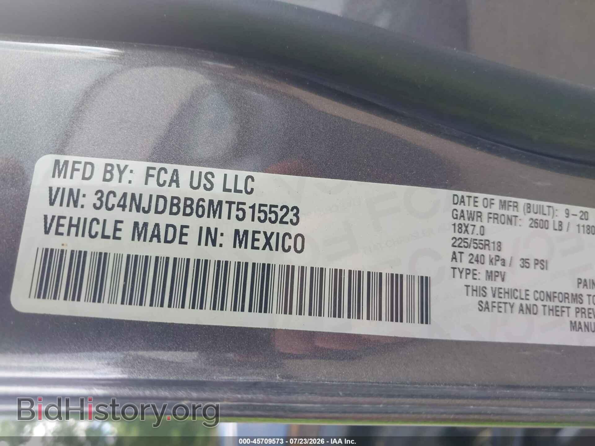 2021 JEEP COMPASS - VIN: 3C4NJDBB6MT515523 - Фото 9