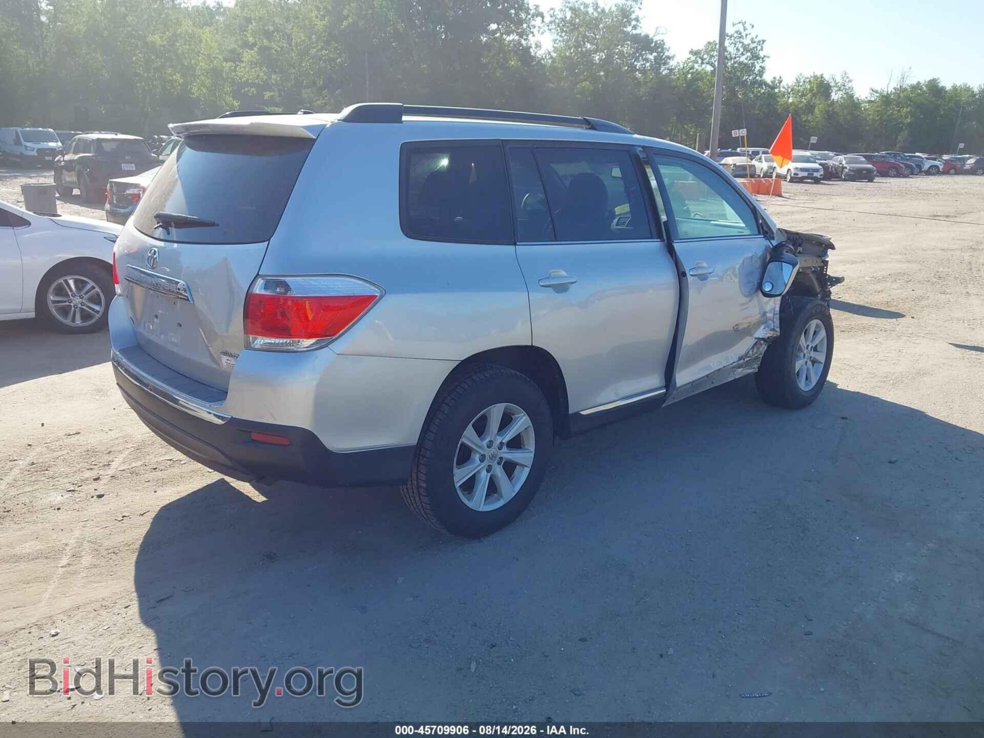 2013 TOYOTA HIGHLANDER - VIN: 5TDBK3EH8DS197683 - Photo 4
