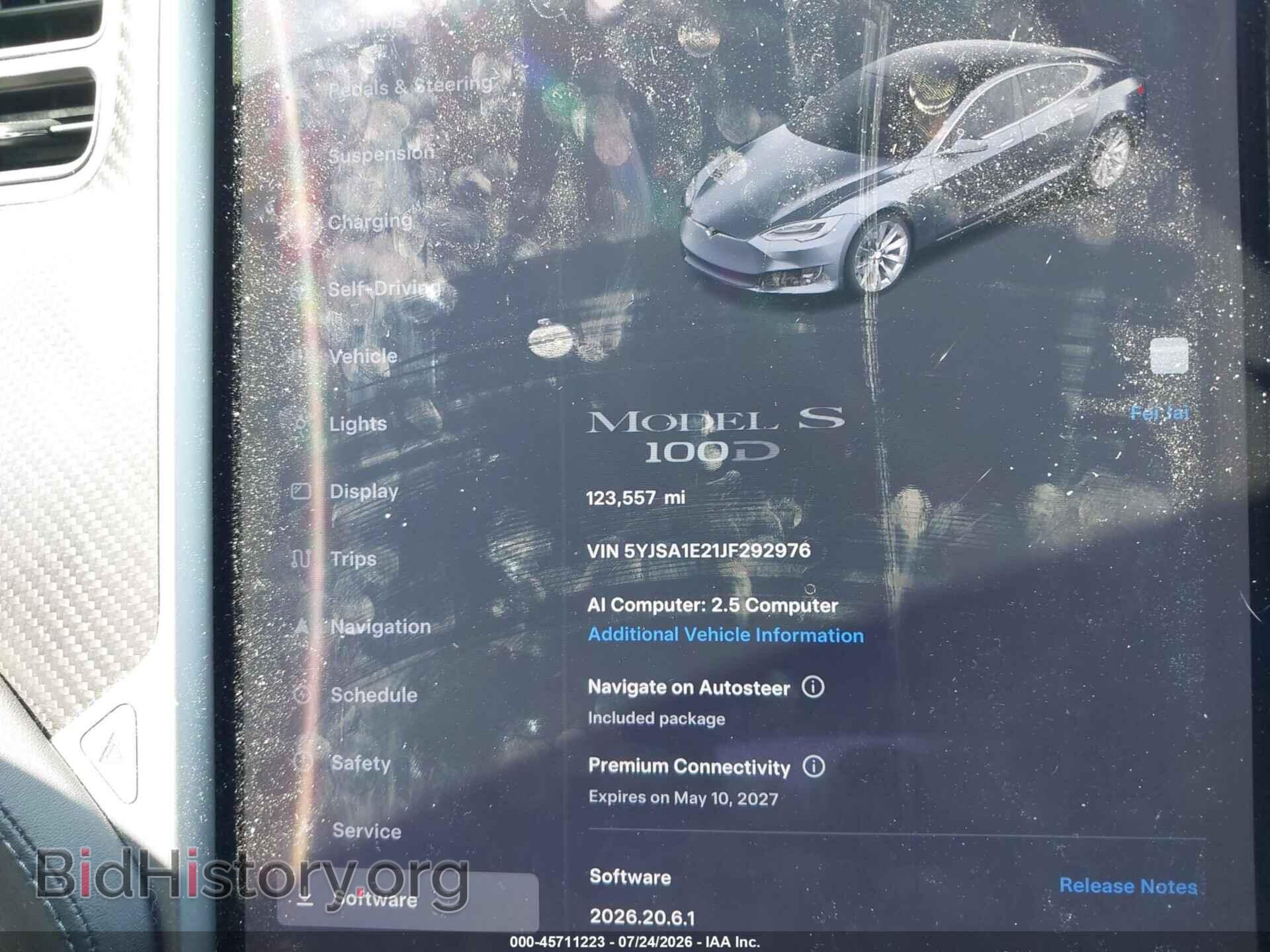 2018 TESLA MODEL S - VIN: 5YJSA1E21JF292976 - Photo 7