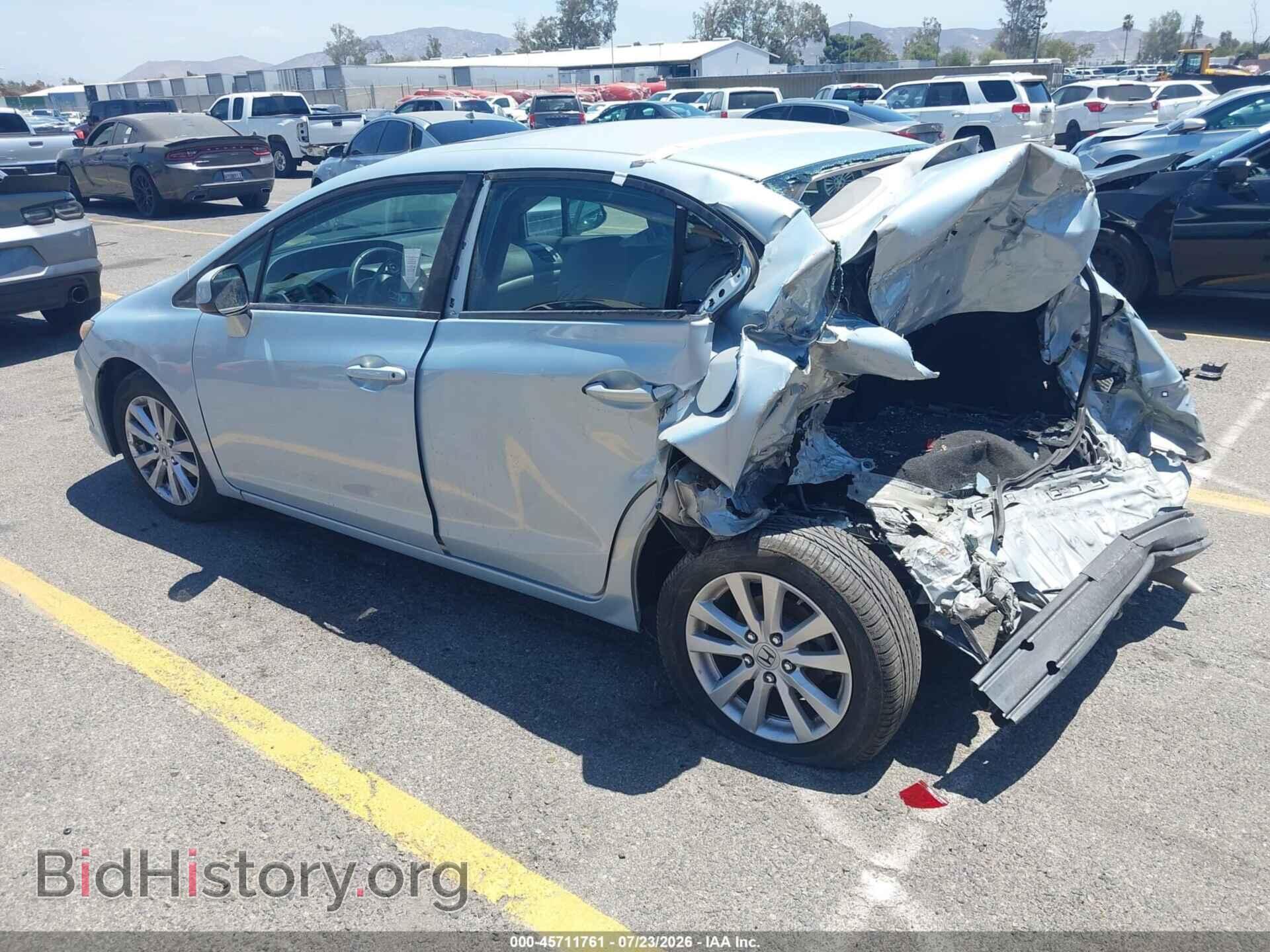 2012 HONDA CIVIC - VIN: 19XFB2F97CE349223 - Фото 3
