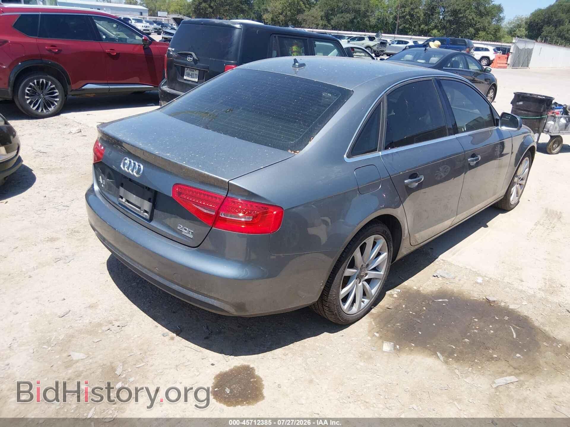 2013 AUDI A4 - VIN: WAUFFAFL2DA140077 - Фото 4