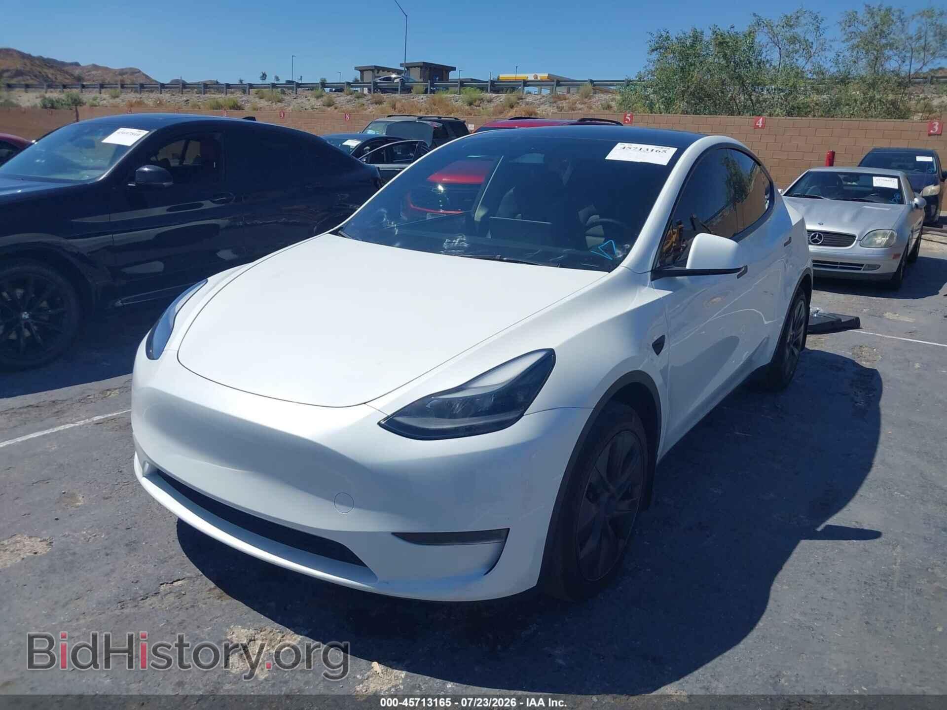 2024 TESLA MODEL Y - VIN: 7SAYGDED5RF105281 - Фото 2