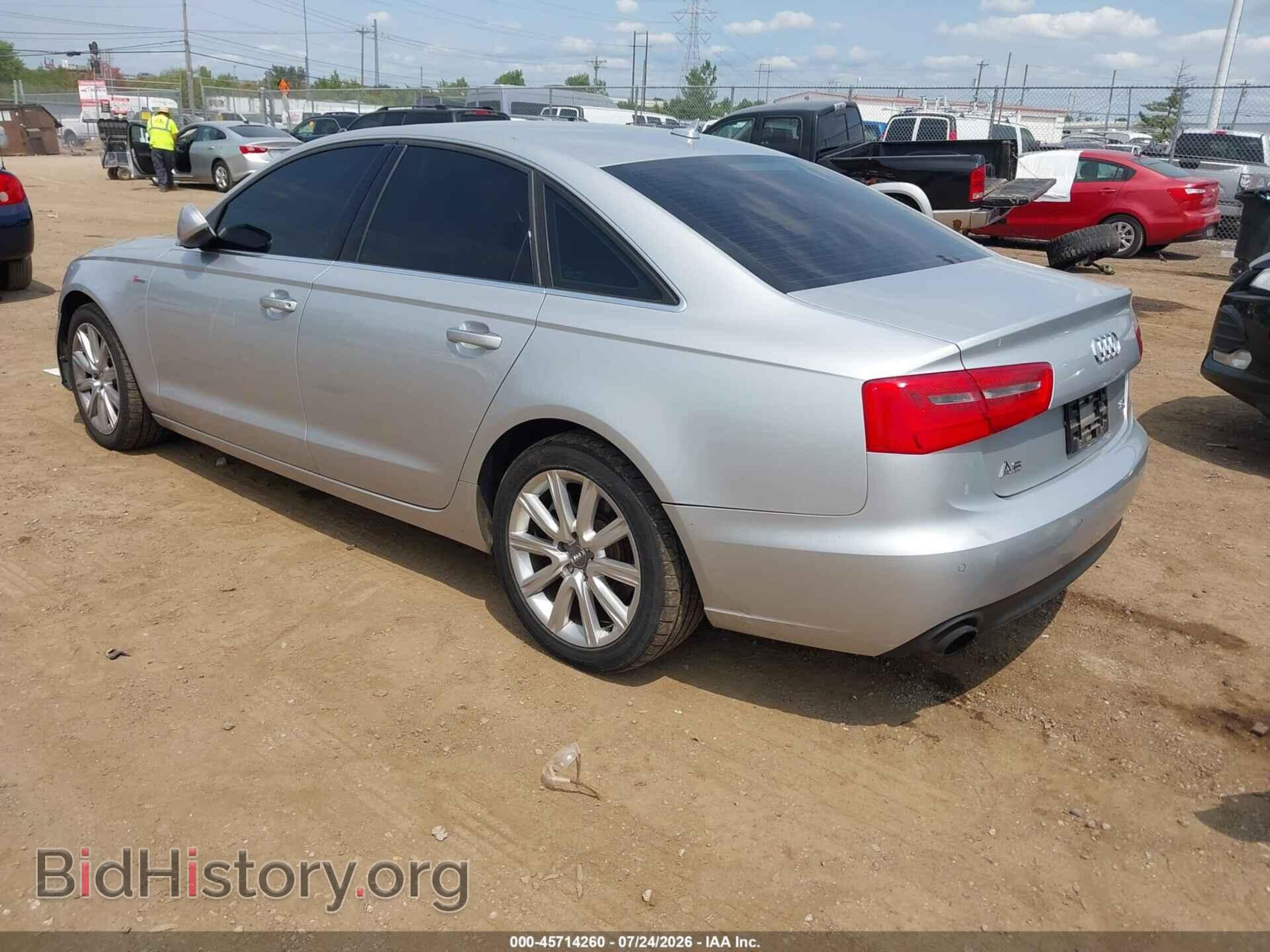 2013 AUDI A6 - VIN: WAUGGAFC5DN067376 - Фото 3