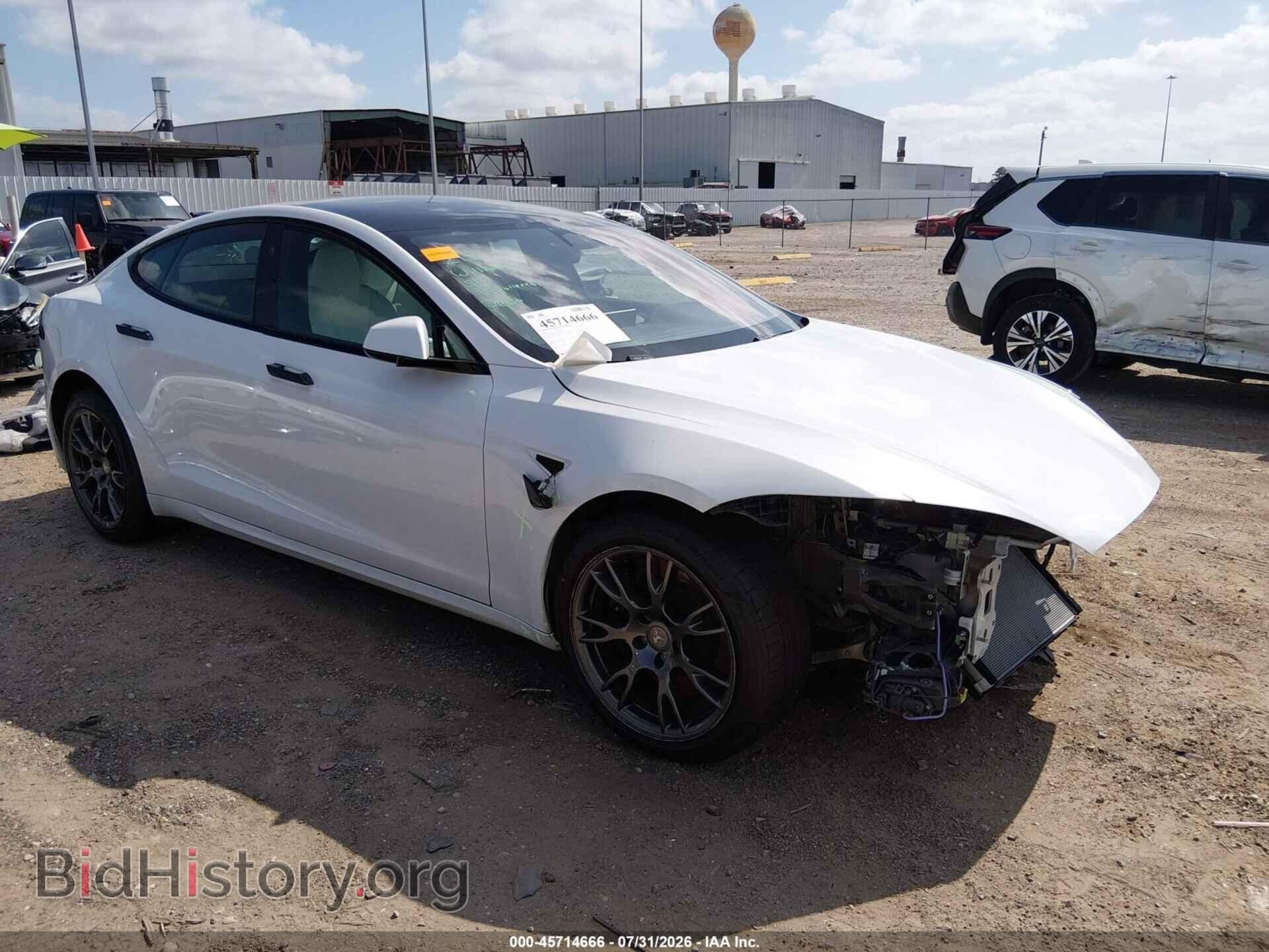 Photo 5YJSA1E51NF476718 - TESLA MODEL S 2022