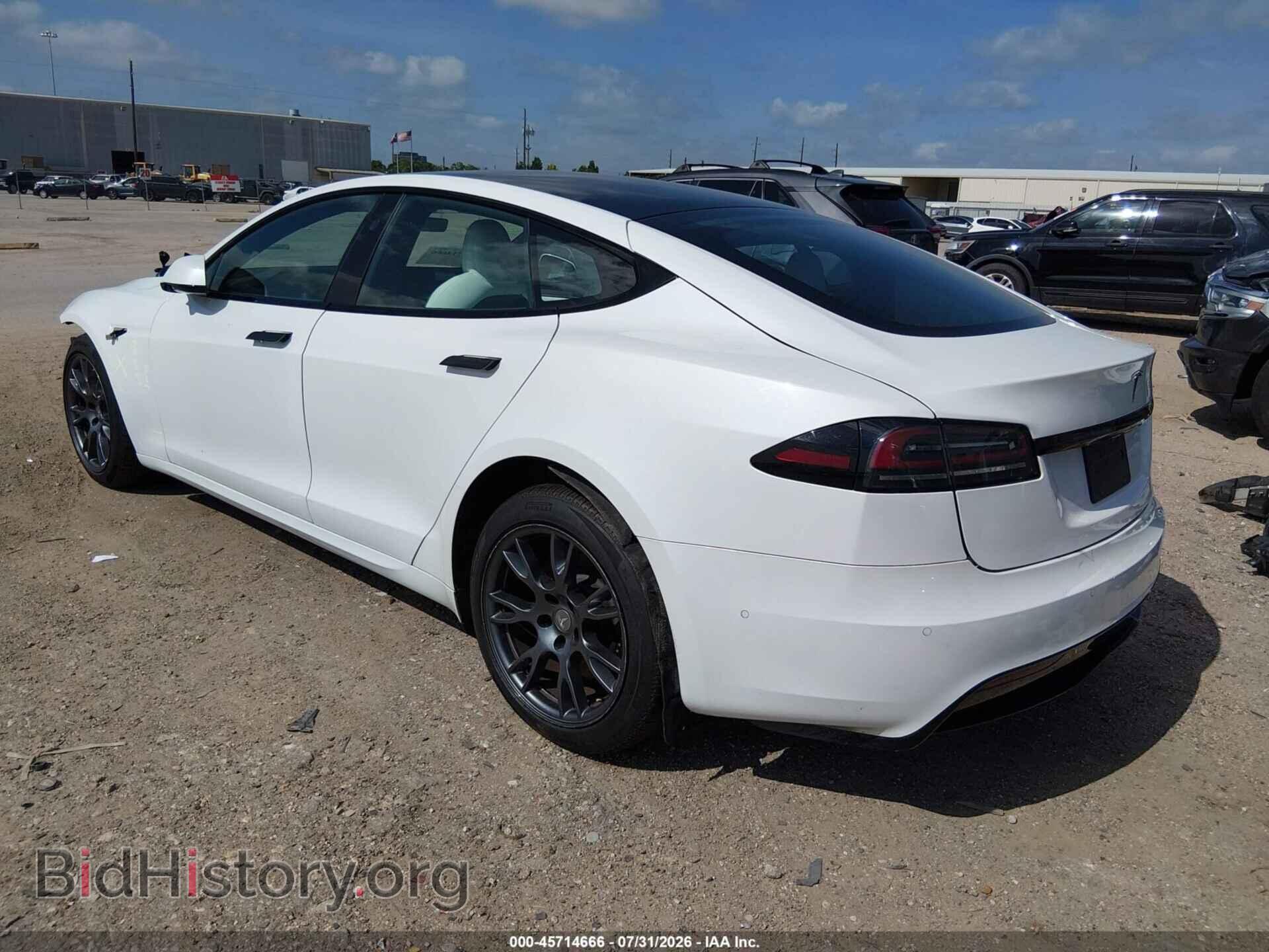 2022 TESLA MODEL S - VIN: 5YJSA1E51NF476718 - Фото 3