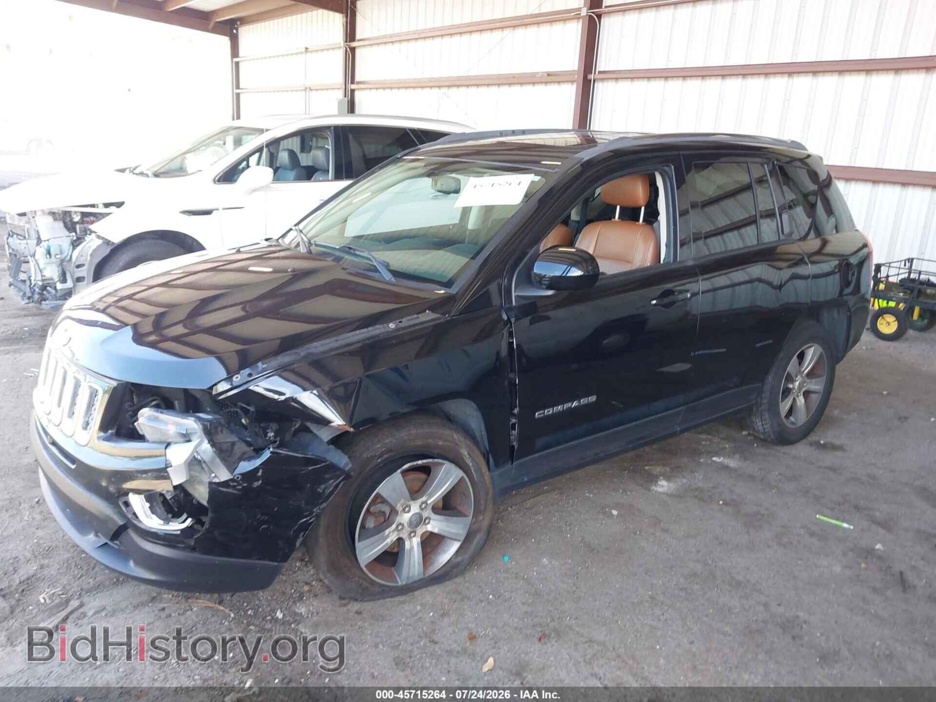 2016 JEEP COMPASS - VIN: 1C4NJDEB7GD552702 - Фото 2