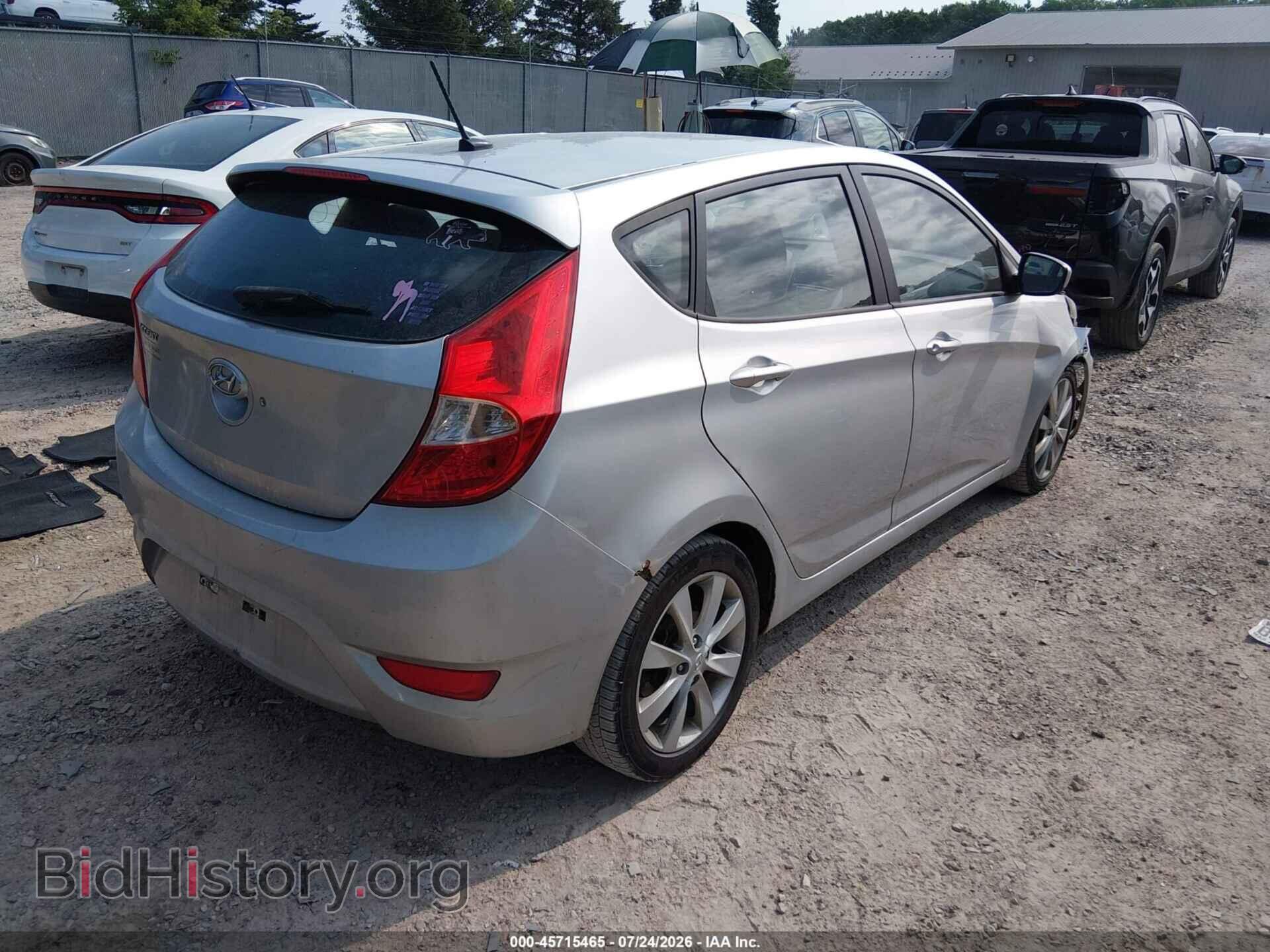 2012 HYUNDAI ACCENT - VIN: KMHCU5AE8CU004573 - Photo 4