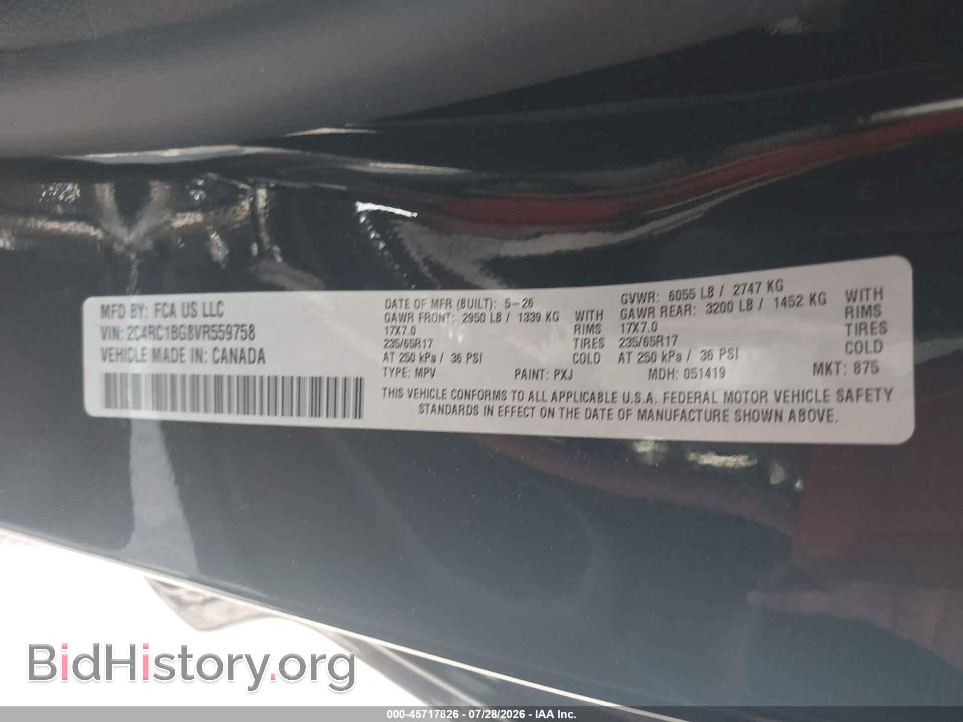 2027 CHRYSLER PACIFICA - VIN: 2C4RC1BG8VR559758 - Photo 9