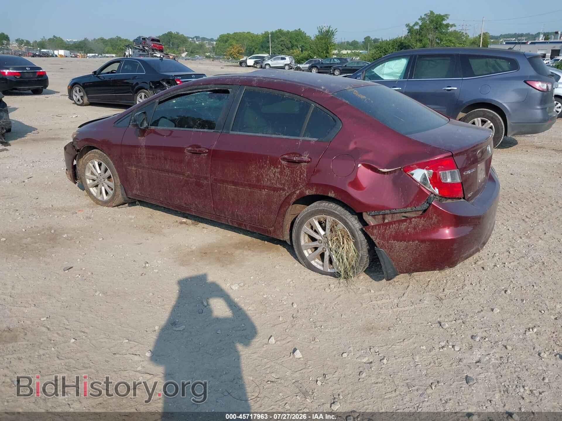 2012 HONDA CIVIC - VIN: 2HGFB2F87CH510280 - Фото 3