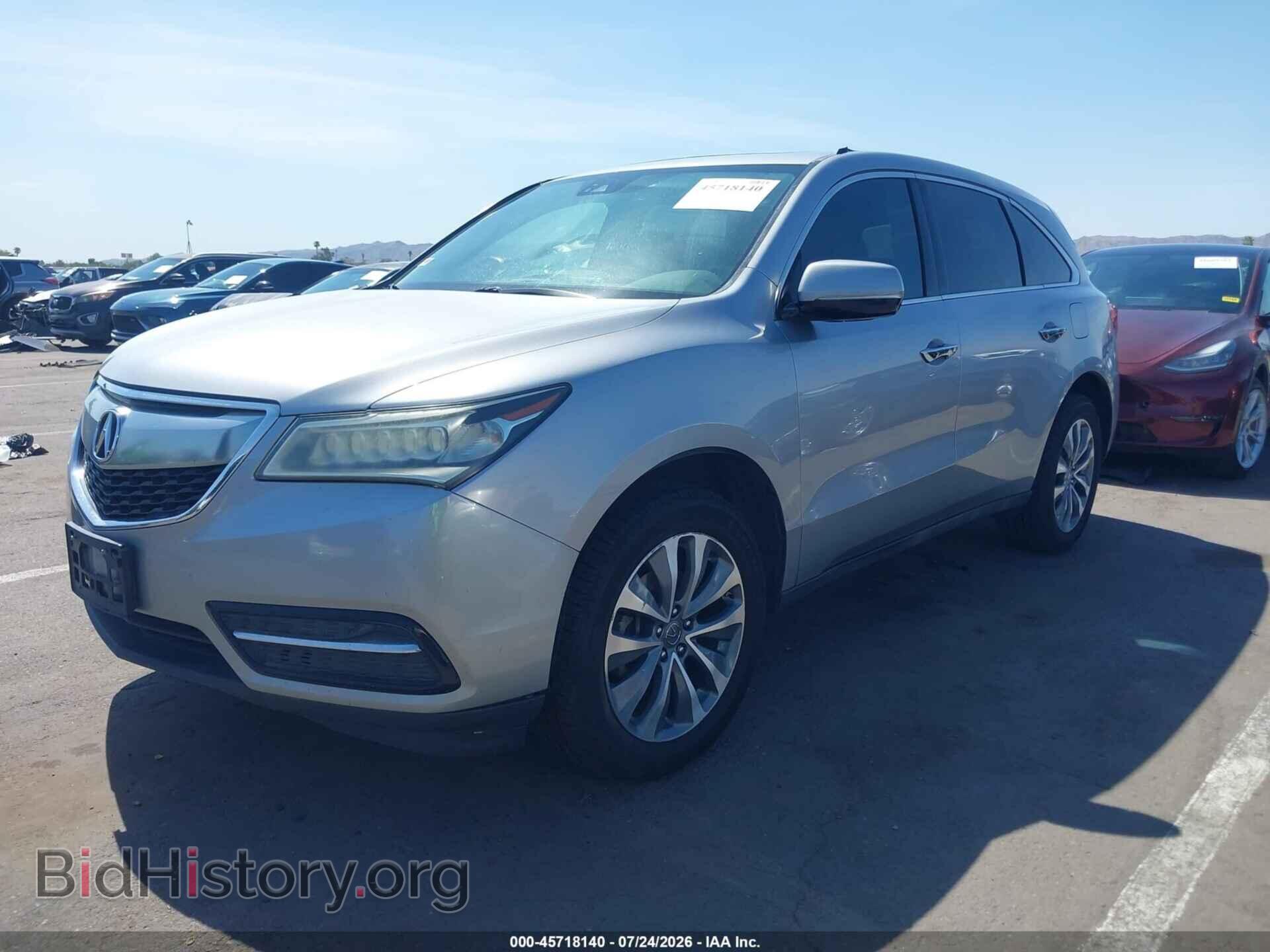 2016 ACURA MDX - VIN: 5FRYD3H42GB016355 - Photo 2