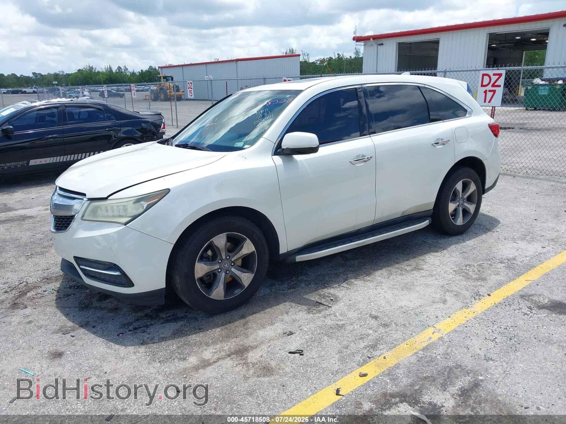 2015 ACURA MDX - VIN: 5FRYD3H22FB006647 - Фото 2