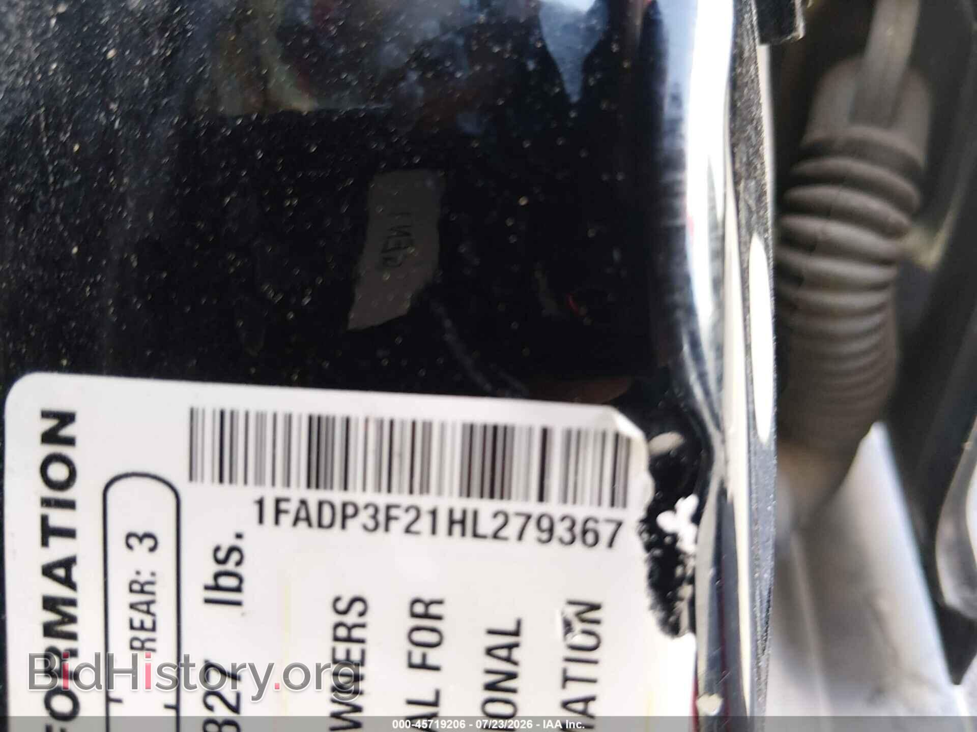 2017 FORD FOCUS - VIN: 1FADP3F21HL279367 - Photo 9