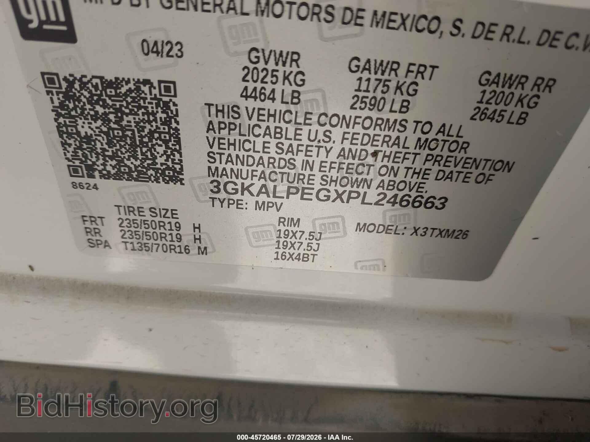 2023 GMC TERRAIN - VIN: 3GKALPEGXPL246663 - Фото 9