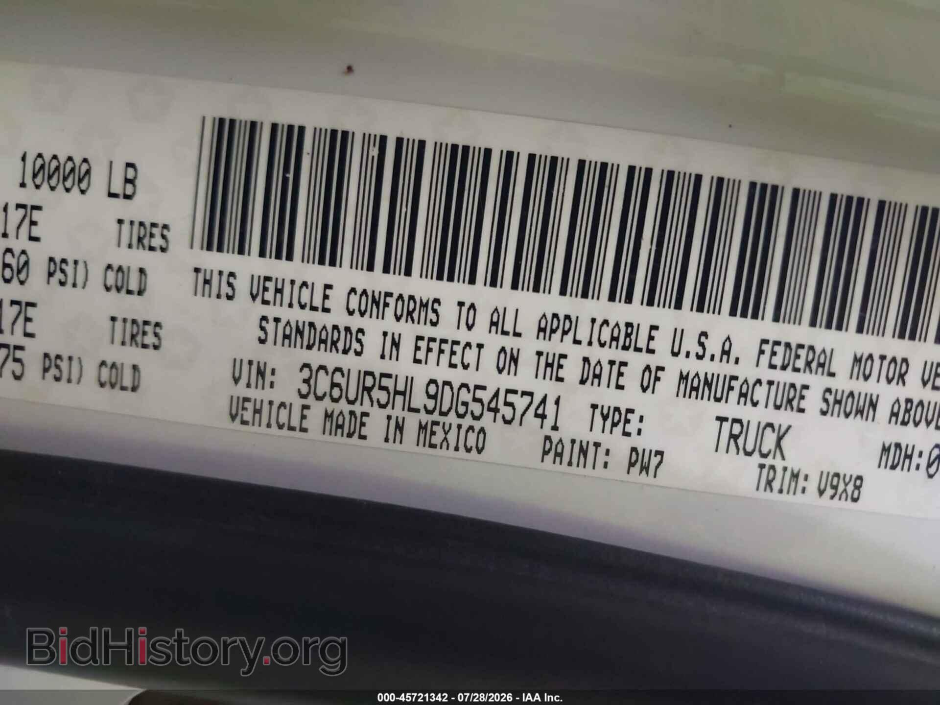 2013 RAM 2500 - VIN: 3C6UR5HL9DG545741 - Фото 9