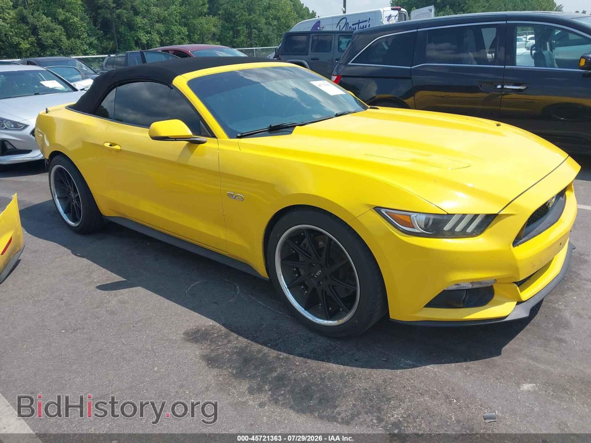 Photo 1FATP8FF9G5210151 - FORD MUSTANG 2016