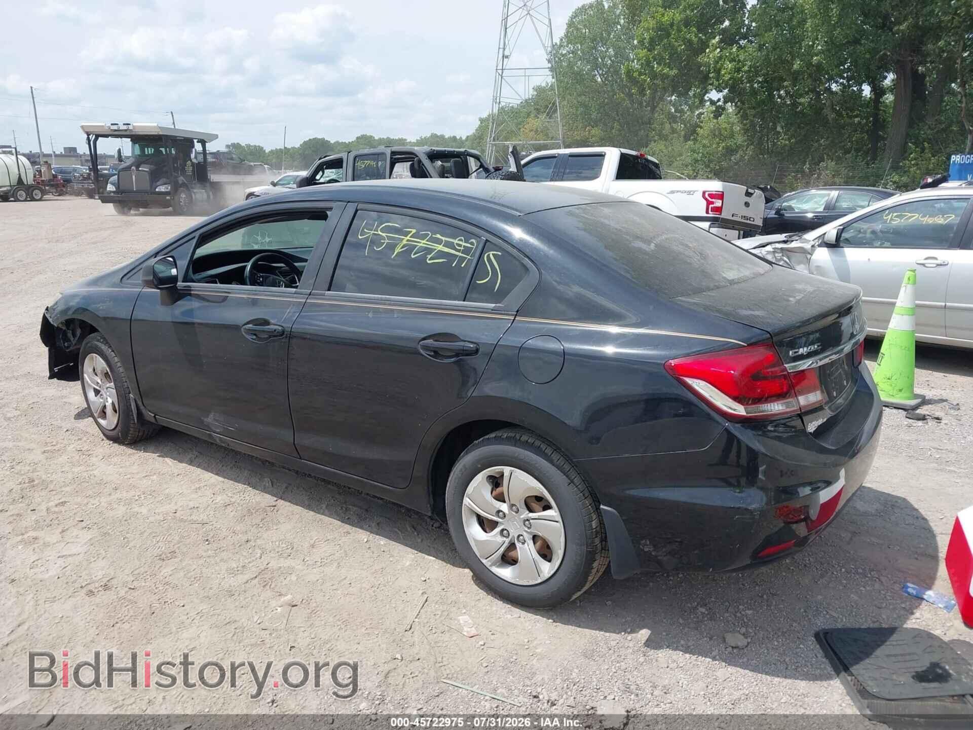 2013 HONDA CIVIC - VIN: 19XFB2F54DE095176 - Фото 3