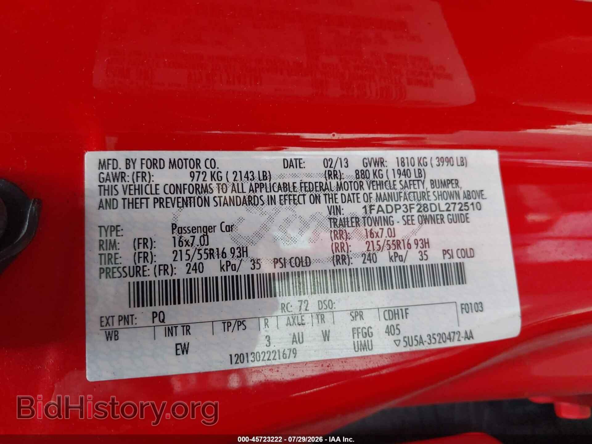 2013 FORD FOCUS - VIN: 1FADP3F28DL272510 - Photo 9