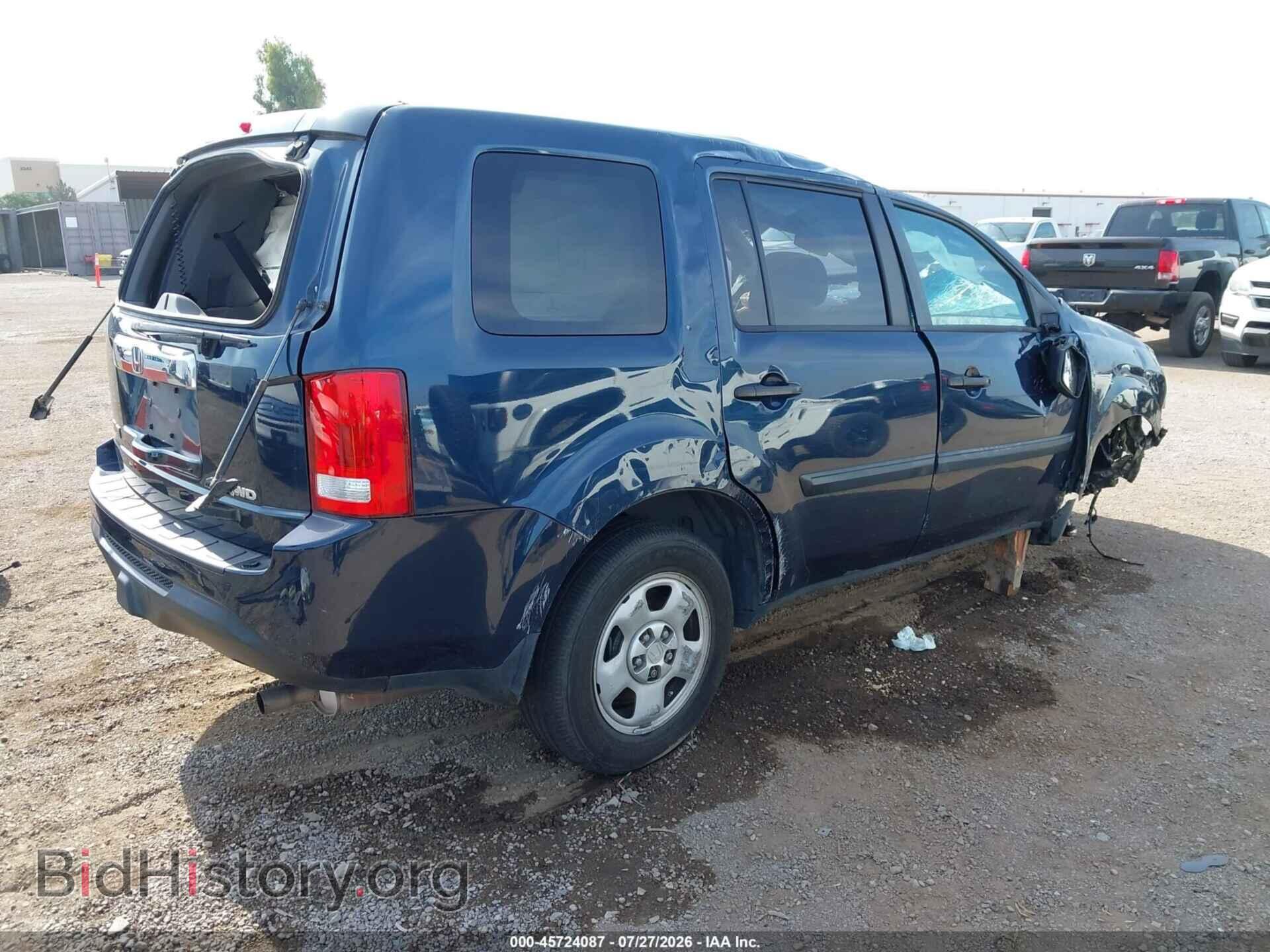 2012 HONDA PILOT - VIN: 5FNYF4H25CB013458 - Photo 4