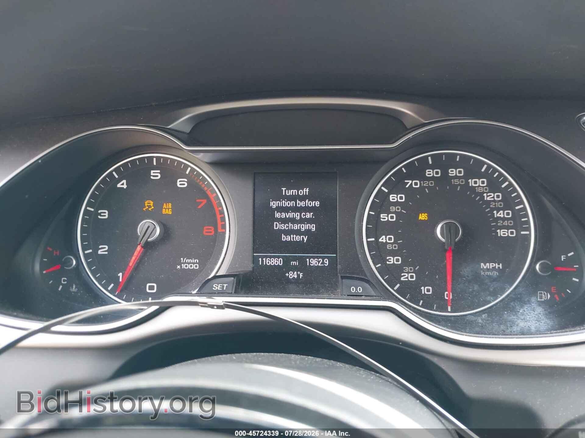 2013 AUDI A4 - VIN: WAUHFAFL4DA170027 - Фото 7