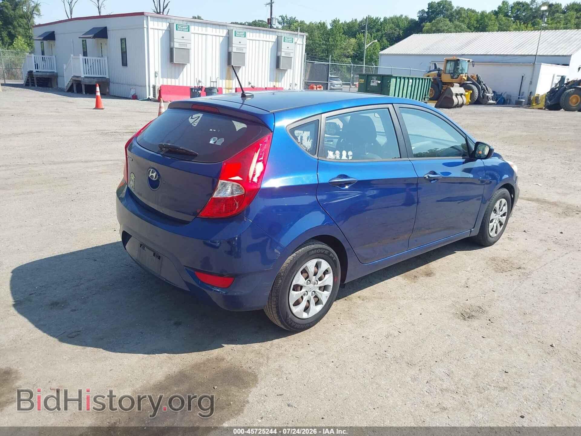 2015 HYUNDAI ACCENT - VIN: KMHCT5AEXFU207651 - Фото 4