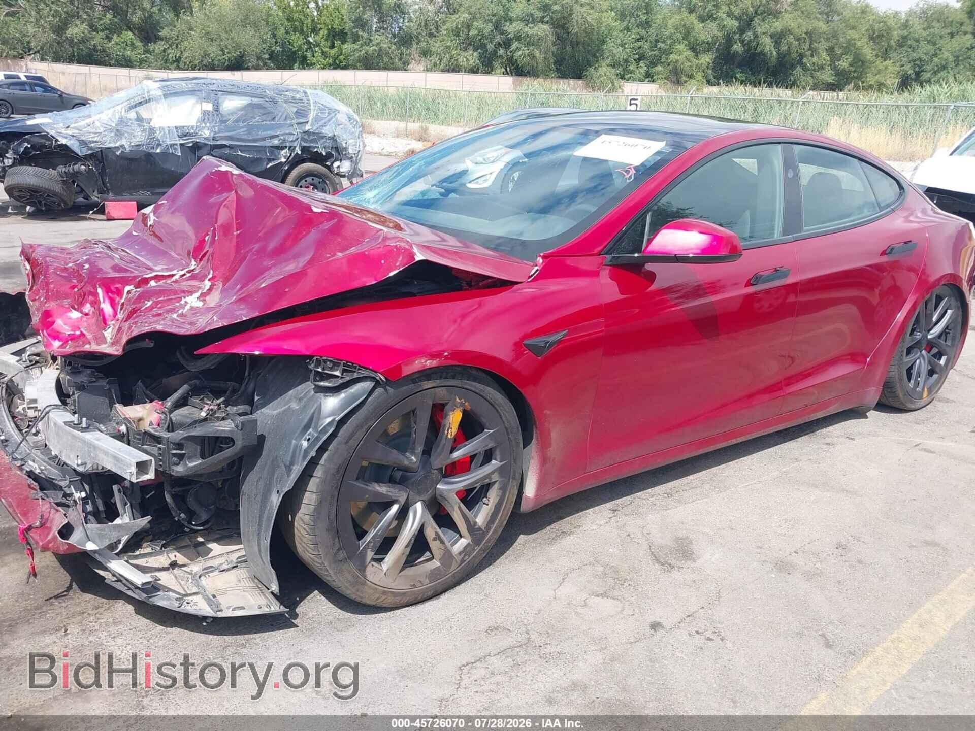 2023 TESLA MODEL S - VIN: 5YJSA1E63PF524831 - Фото 2