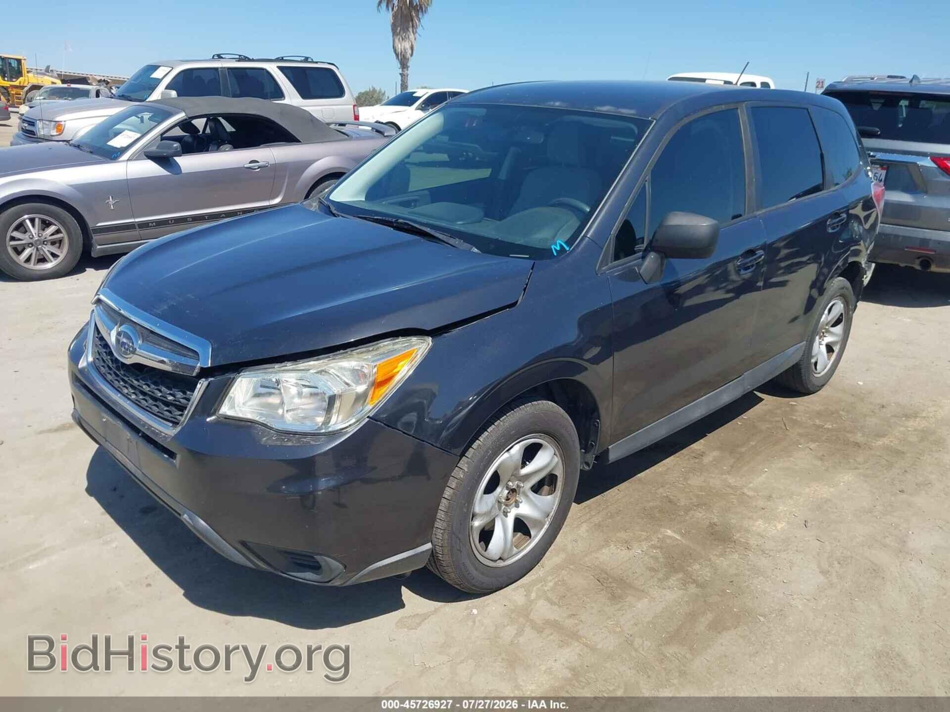 2014 SUBARU FORESTER - VIN: JF2SJAAC9EH447358 - Фото 2