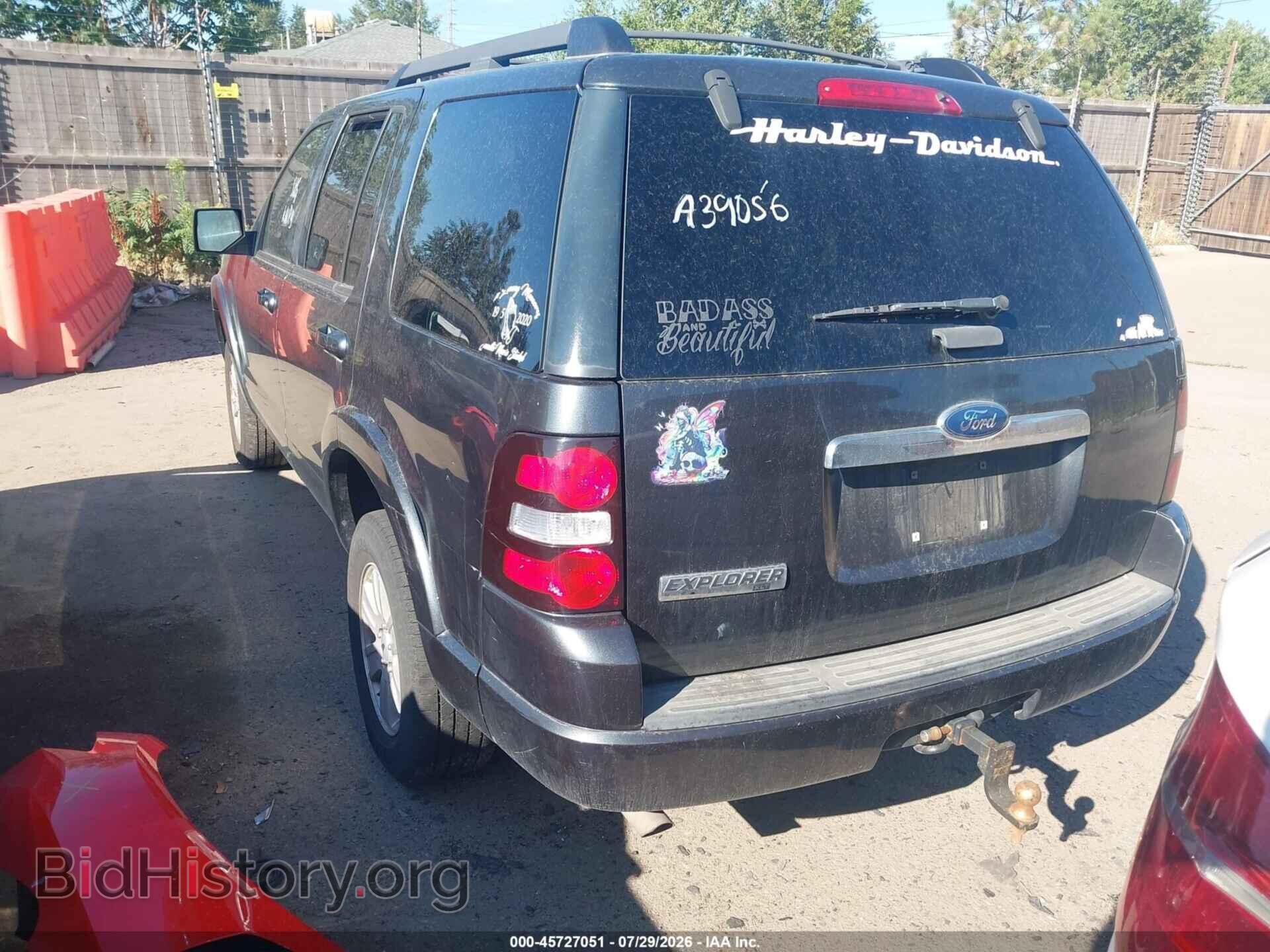 2010 FORD EXPLORER - VIN: 1FMEU6DEXAUA39056 - Photo 3