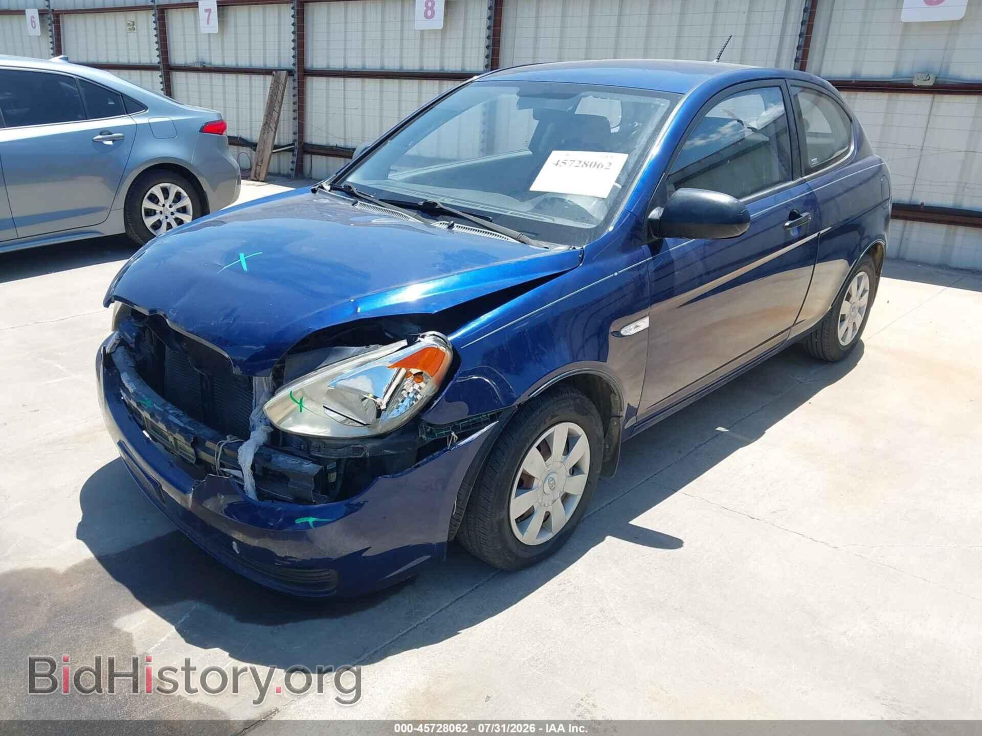 2007 HYUNDAI ACCENT - VIN: KMHCM36C77U036352 - Фото 2