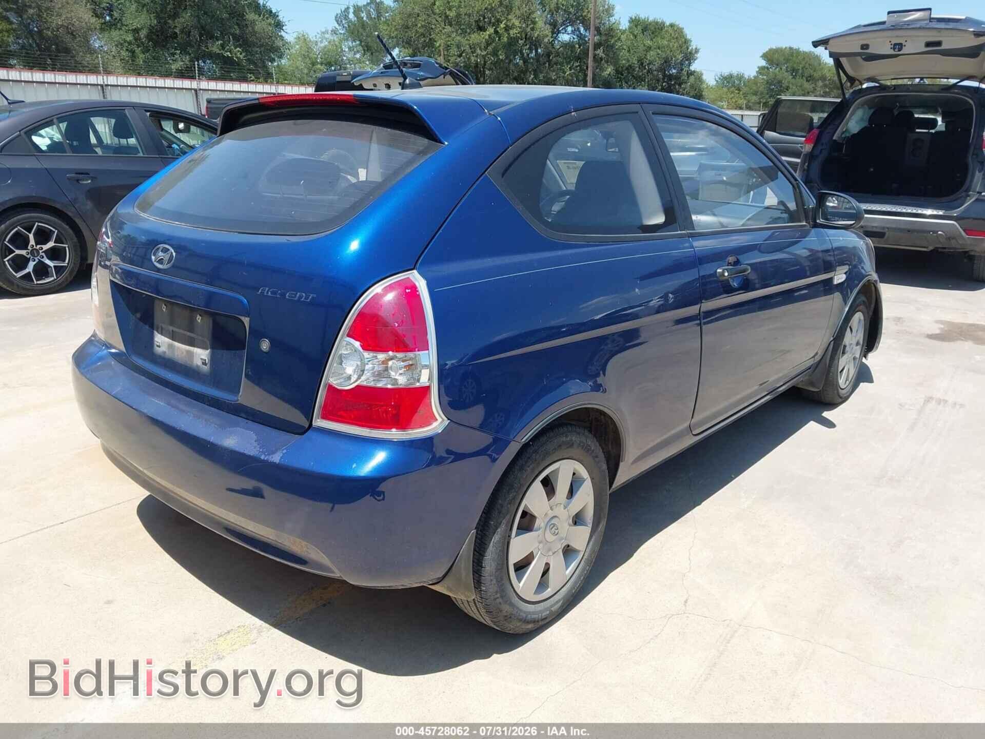 2007 HYUNDAI ACCENT - VIN: KMHCM36C77U036352 - Фото 4