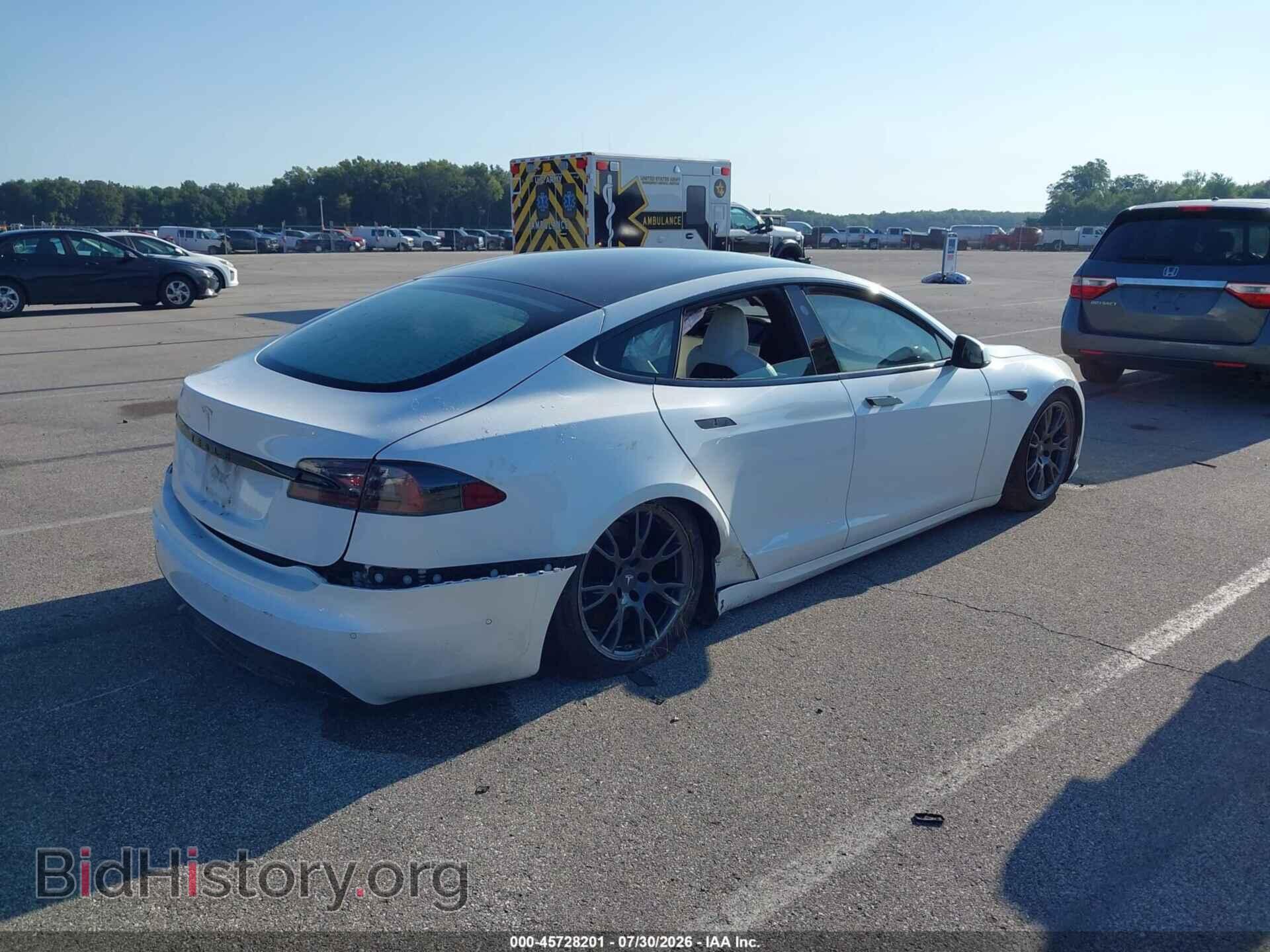 2022 TESLA MODEL S - VIN: 5YJSA1E54NF471299 - Фото 4