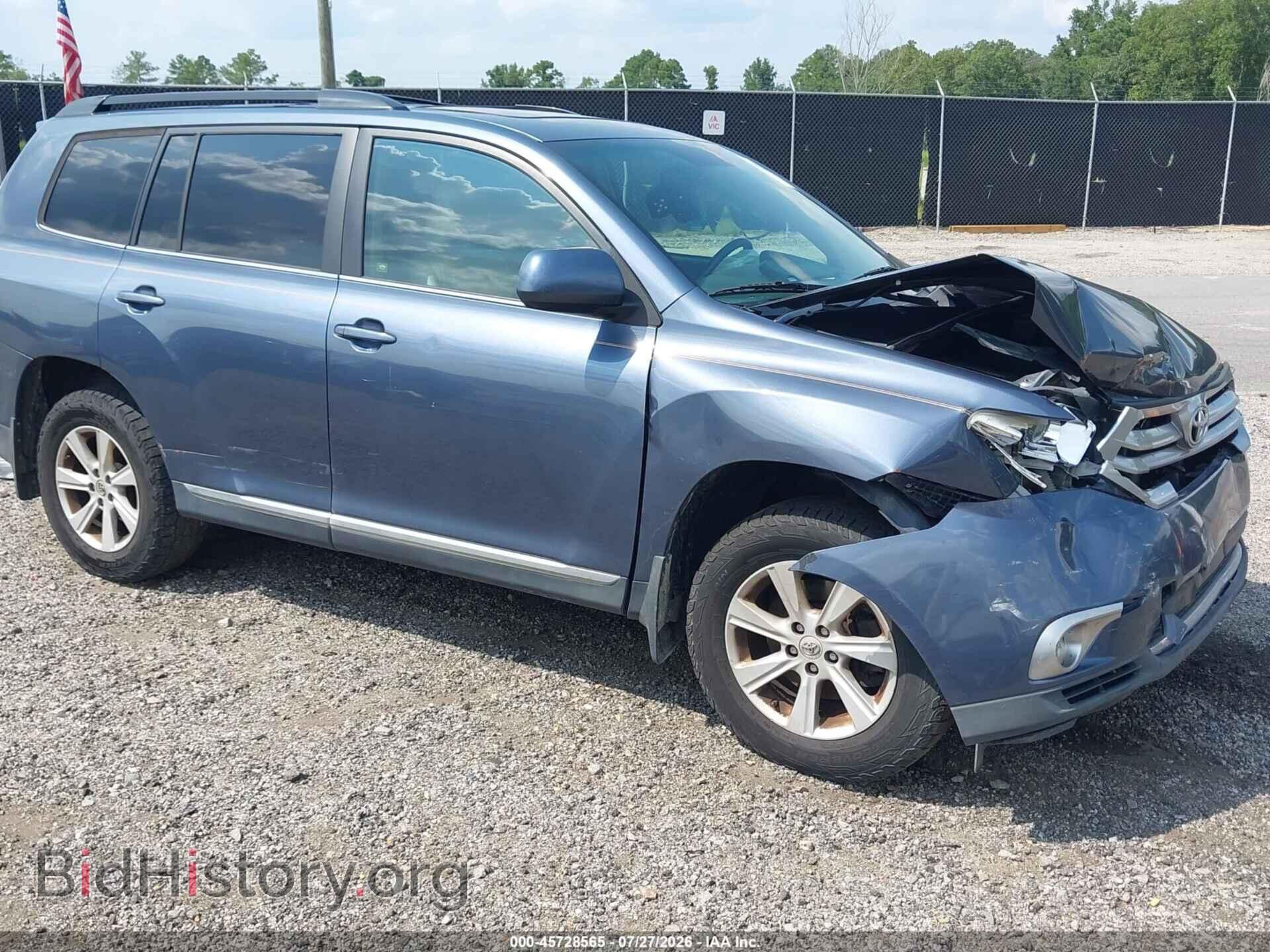 Photo 5TDZK3EH1CS084008 - TOYOTA HIGHLANDER 2012