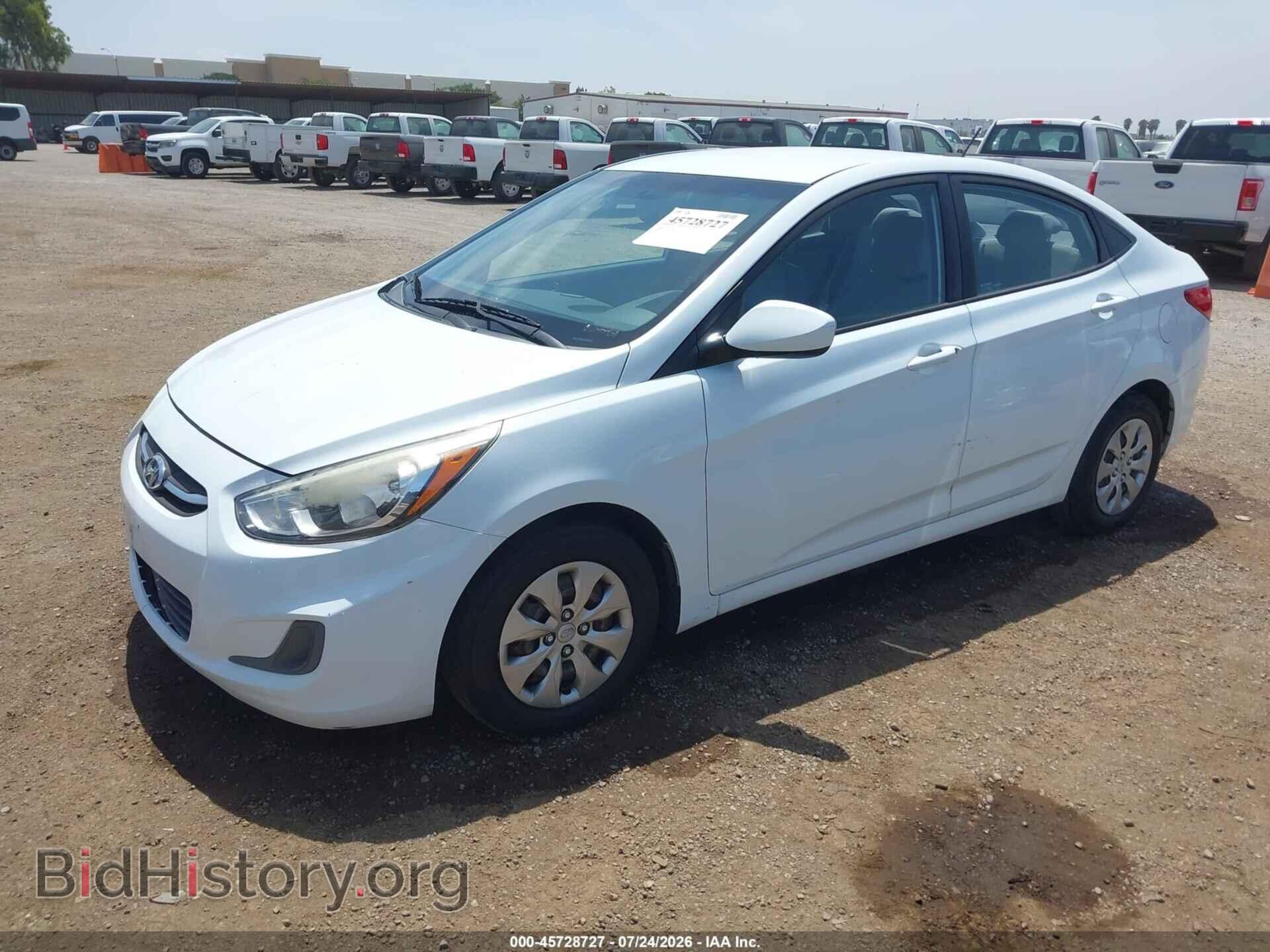 2016 HYUNDAI ACCENT - VIN: KMHCT4AE0GU018485 - Фото 2