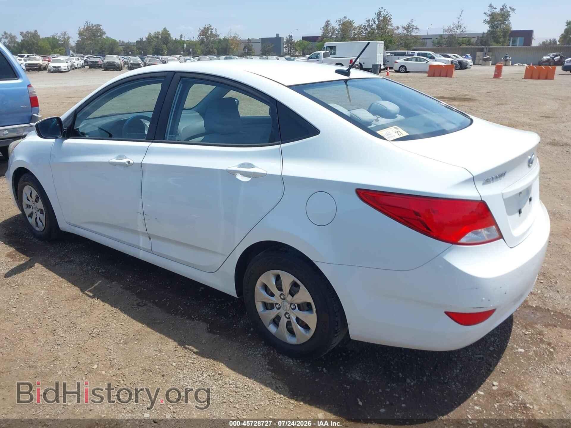 2016 HYUNDAI ACCENT - VIN: KMHCT4AE0GU018485 - Фото 3