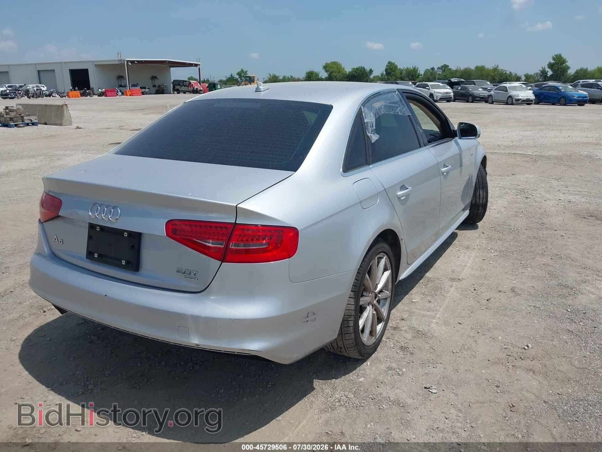 2014 AUDI A4 - VIN: WAUFFAFL6EN022981 - Photo 4