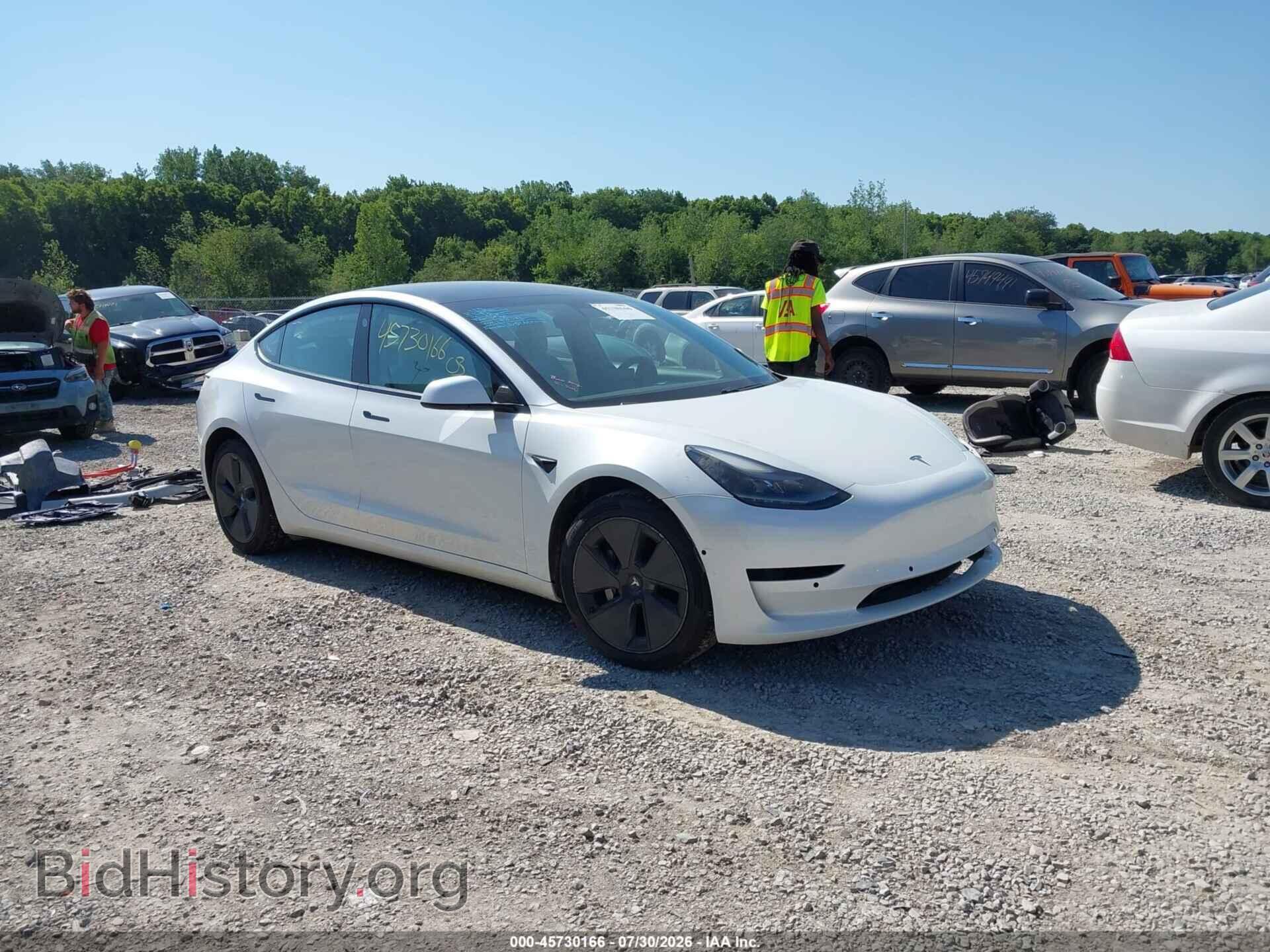 Photo 5YJ3E1EB3MF975789 - TESLA MODEL 3 2021