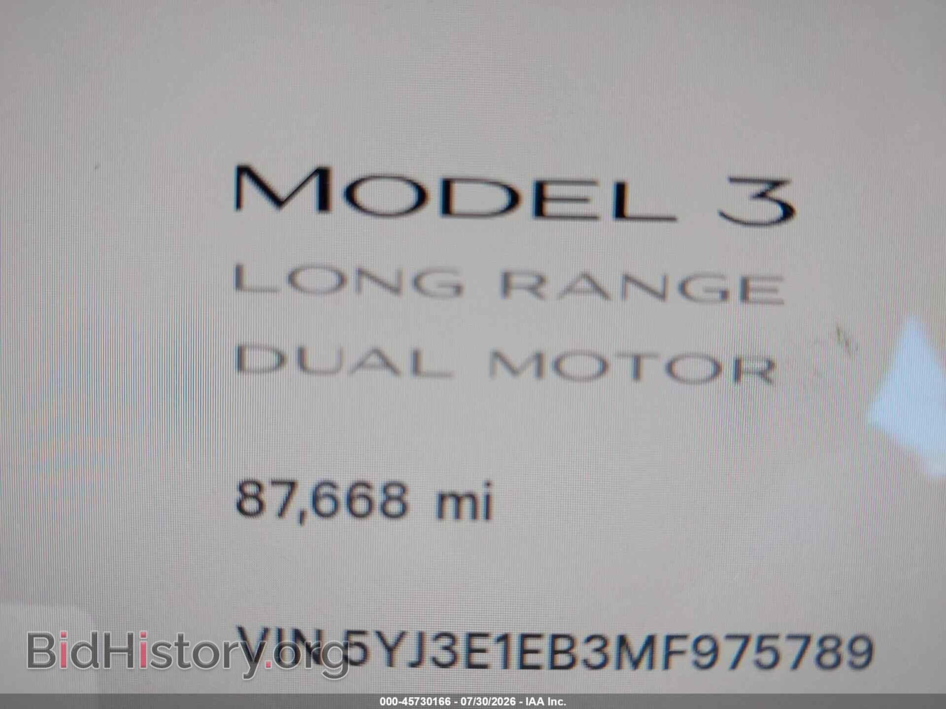 2021 TESLA MODEL 3 - VIN: 5YJ3E1EB3MF975789 - Photo 7