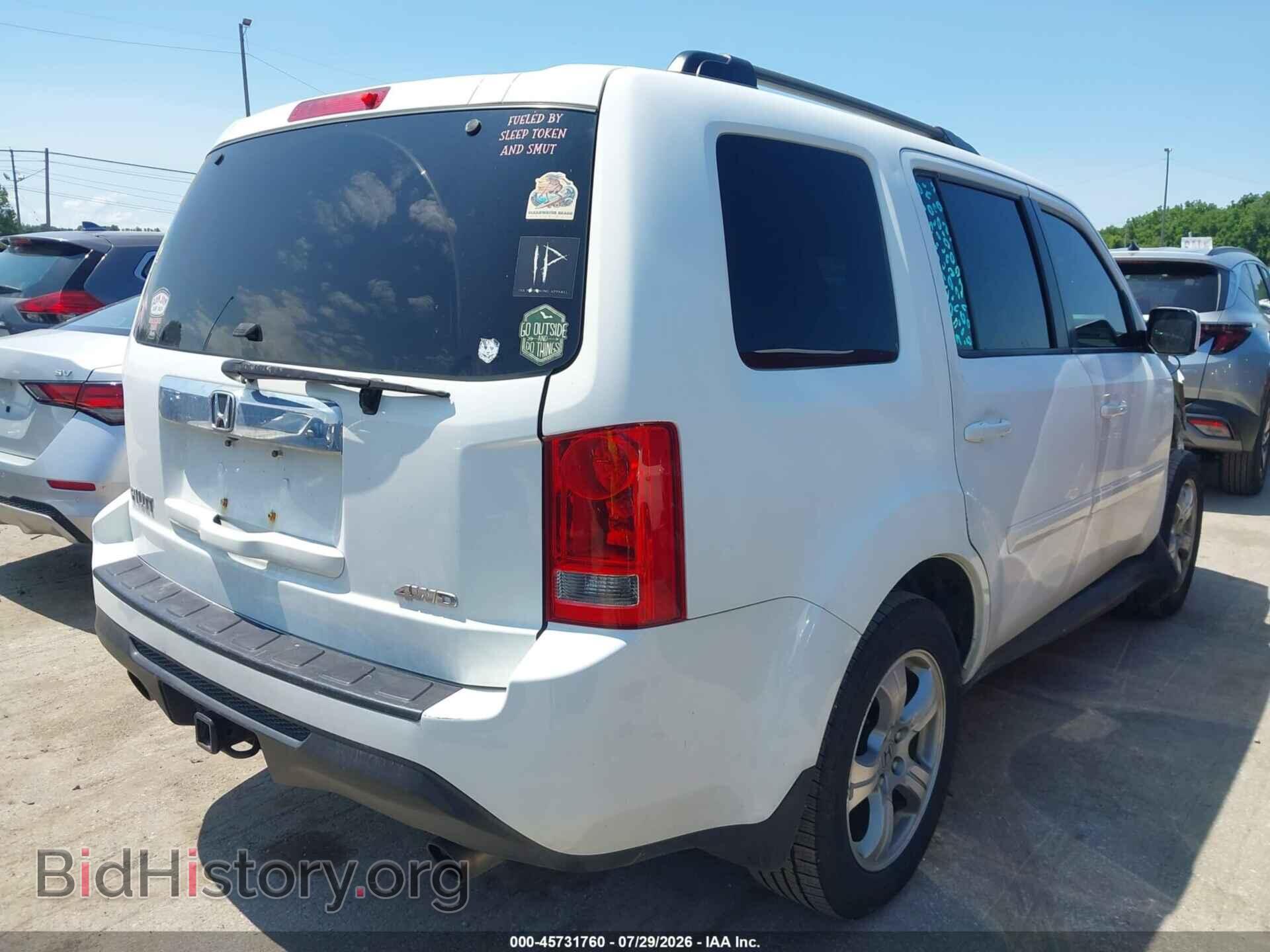 2014 HONDA PILOT - VIN: 5FNYF4H52EB013365 - Photo 4